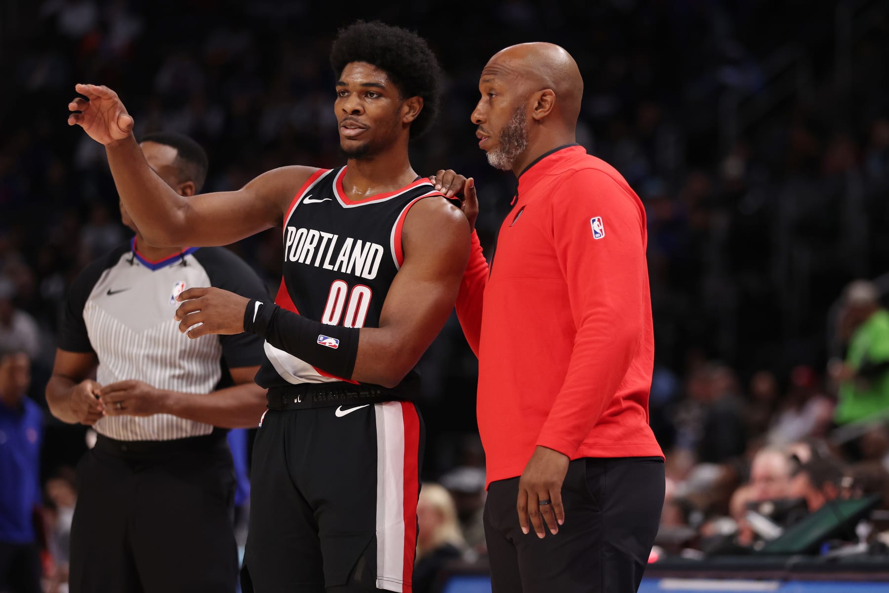 Scoot Henderson and Chauncey Billups