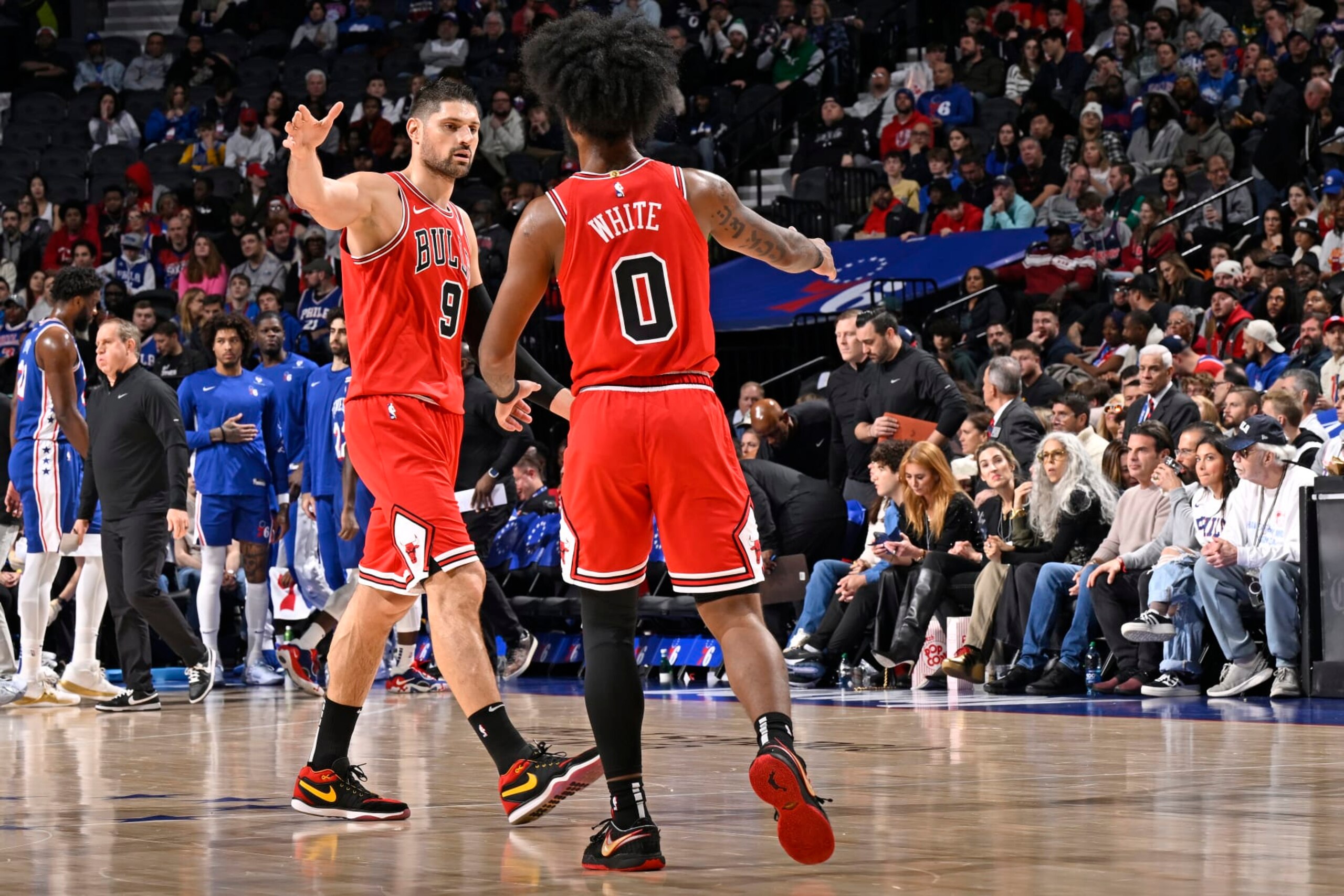 Nikola VuÄeviÄ and Coby White Nikola VuÄeviÄ and Coby White