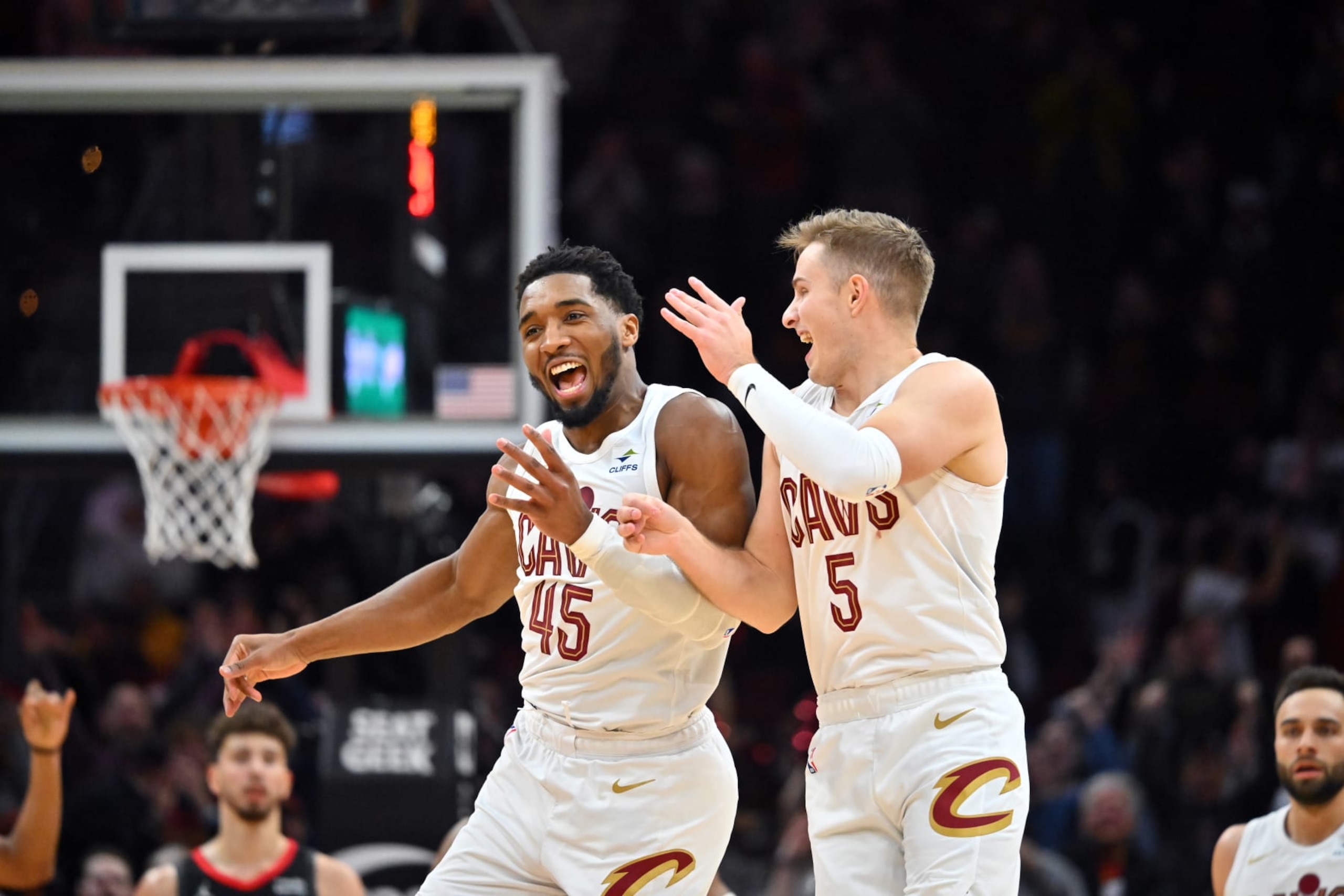Donovan Mitchell and Sam Merrill Donovan Mitchell and Sam Merrill