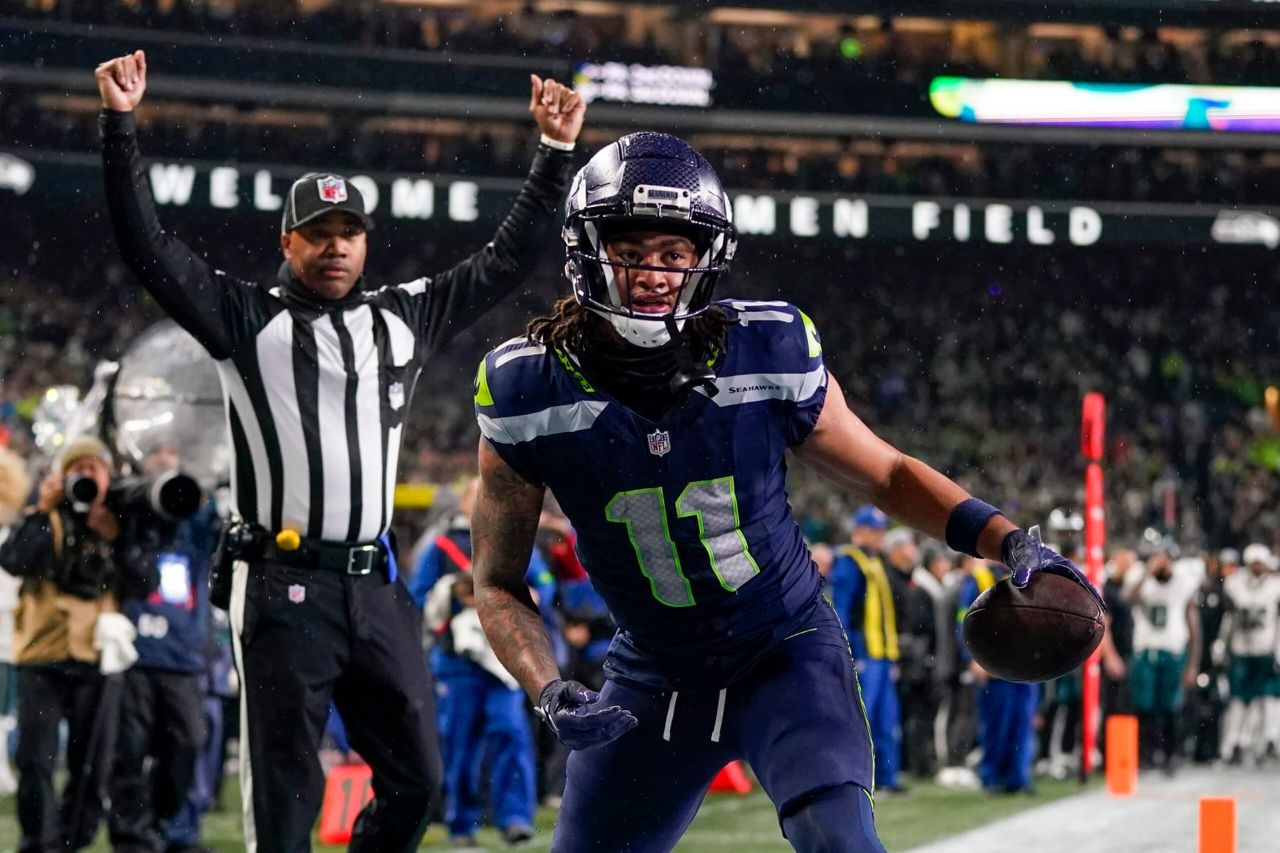 Seahawks WR Jaxon Smith-Njigba Seahawks WR Jaxon Smith-Njigba