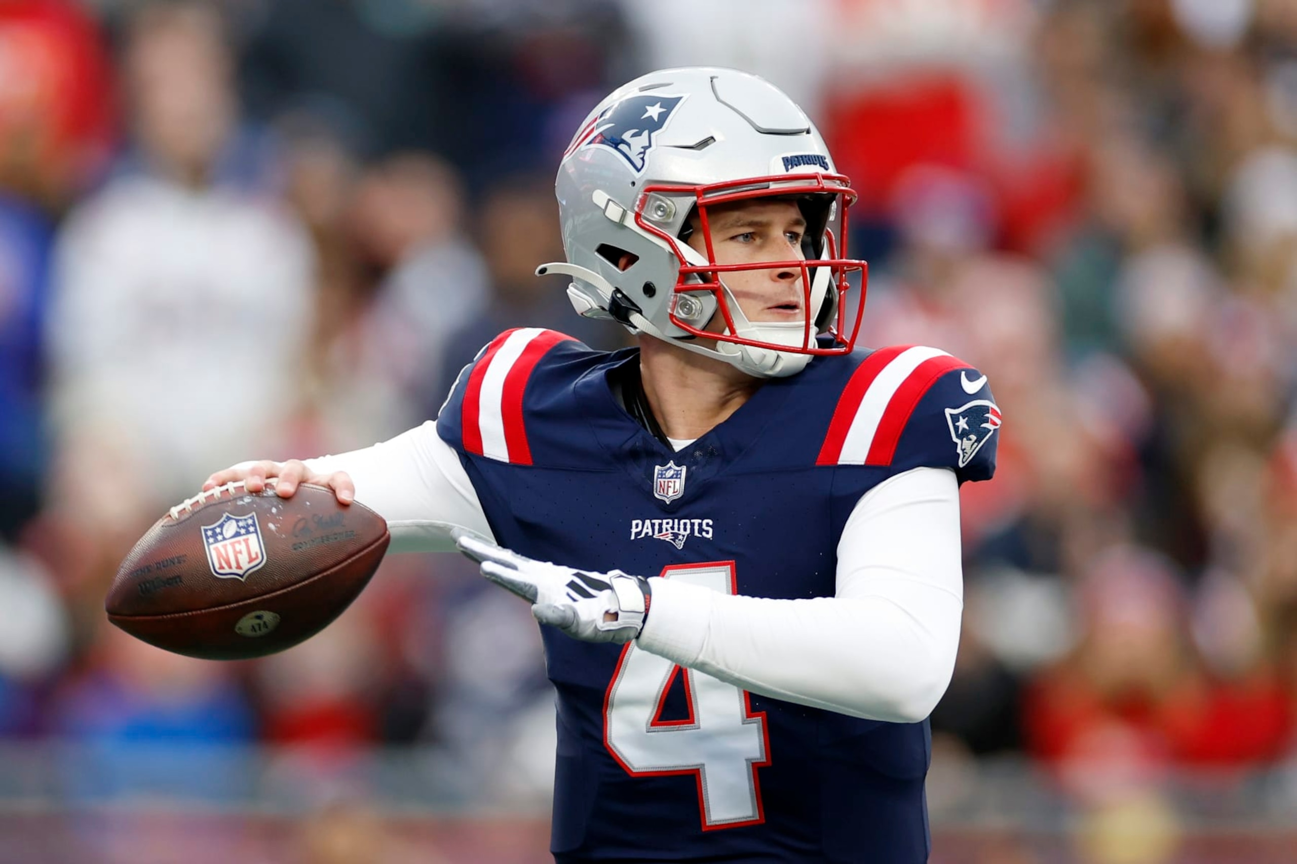Patriots QB Bailey Zappe
