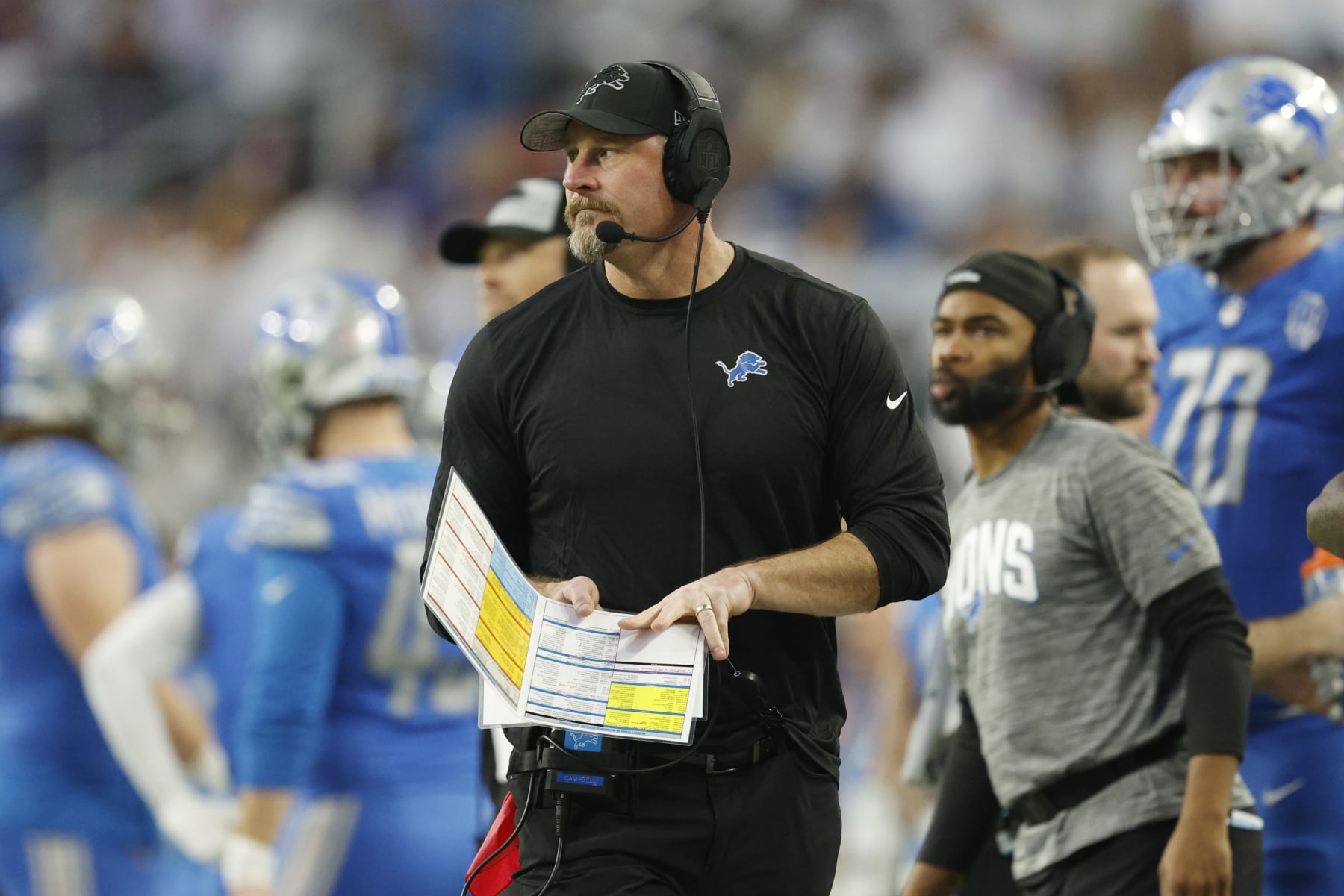 Lions head coach Dan Campbell
