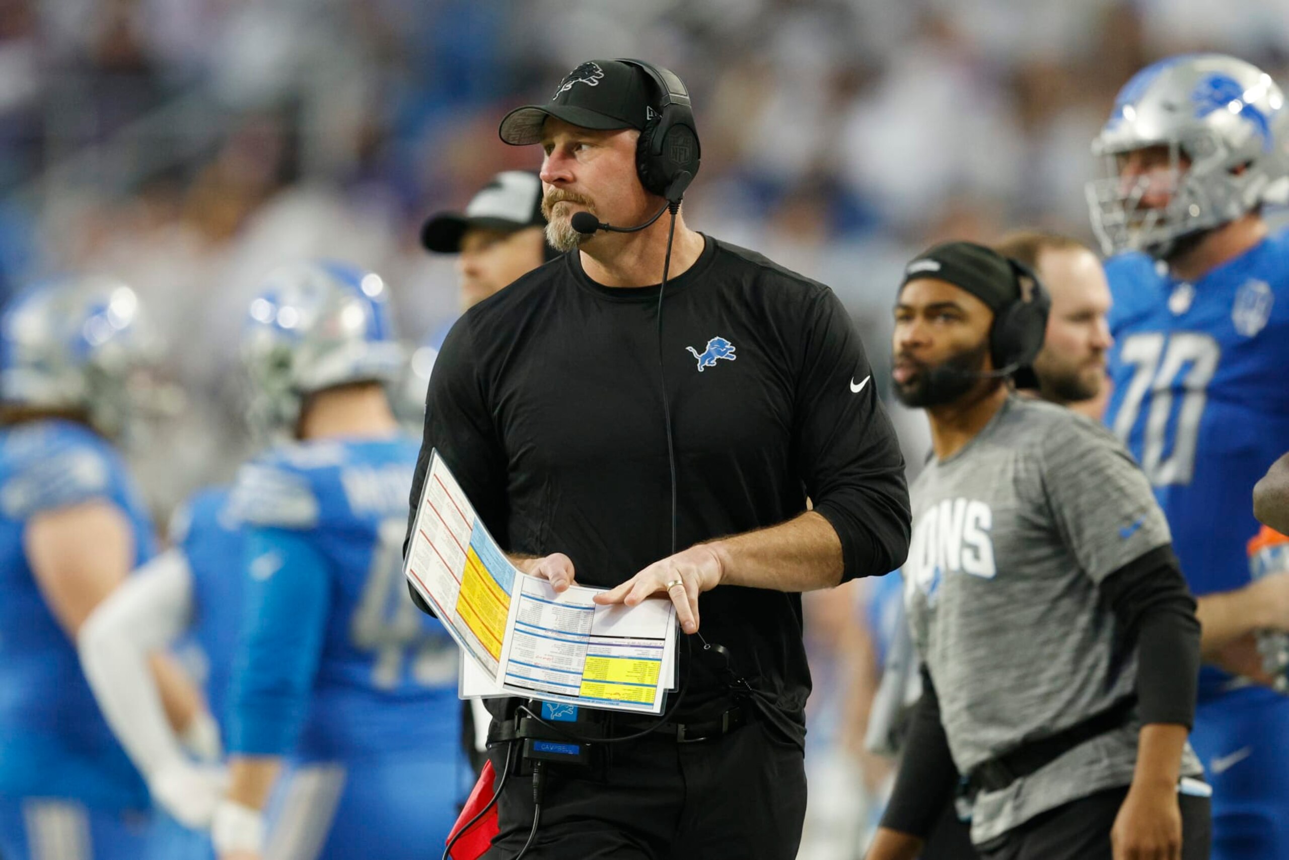 Lions head coach Dan Campbell