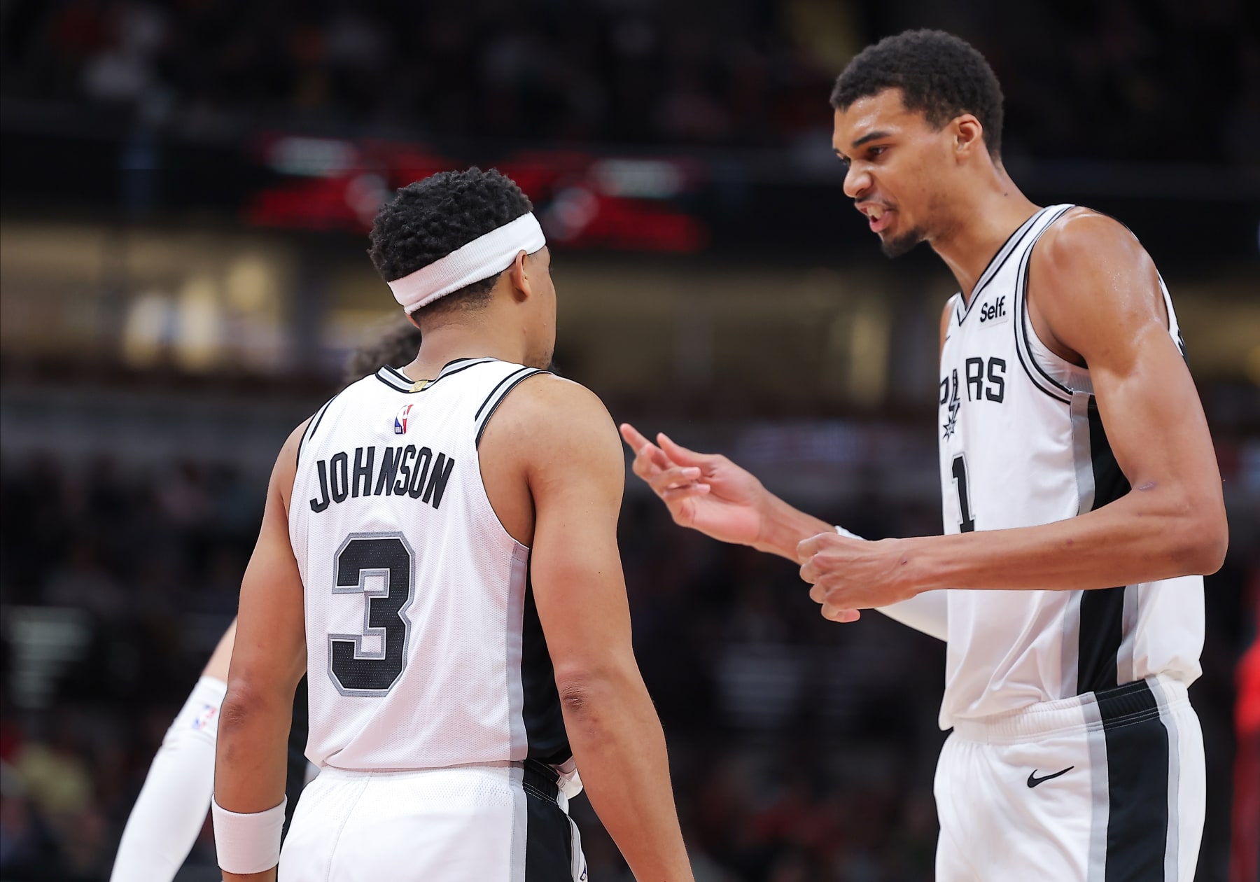 Keldon Johnson and Victor Wembanyama