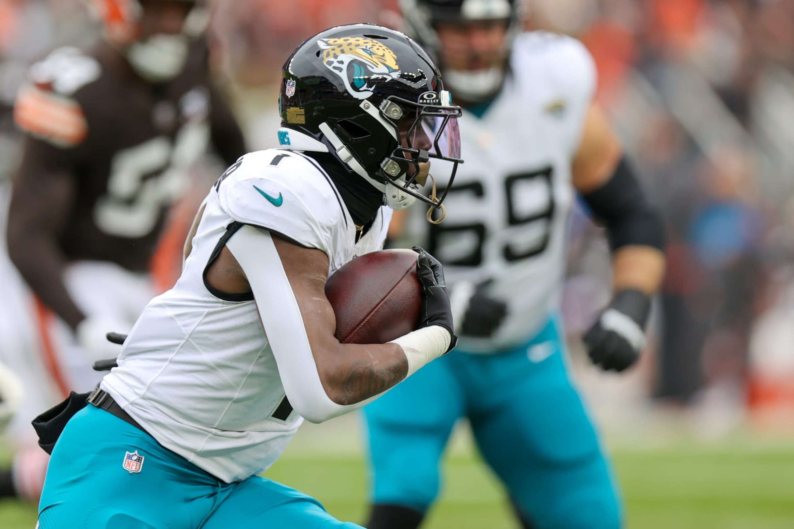 Jaguars RB Travis Etienne