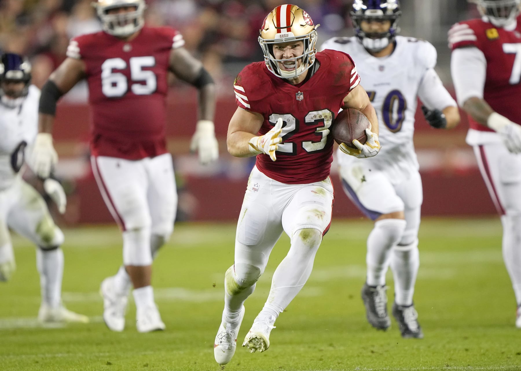 49ers RB Christian McCaffrey