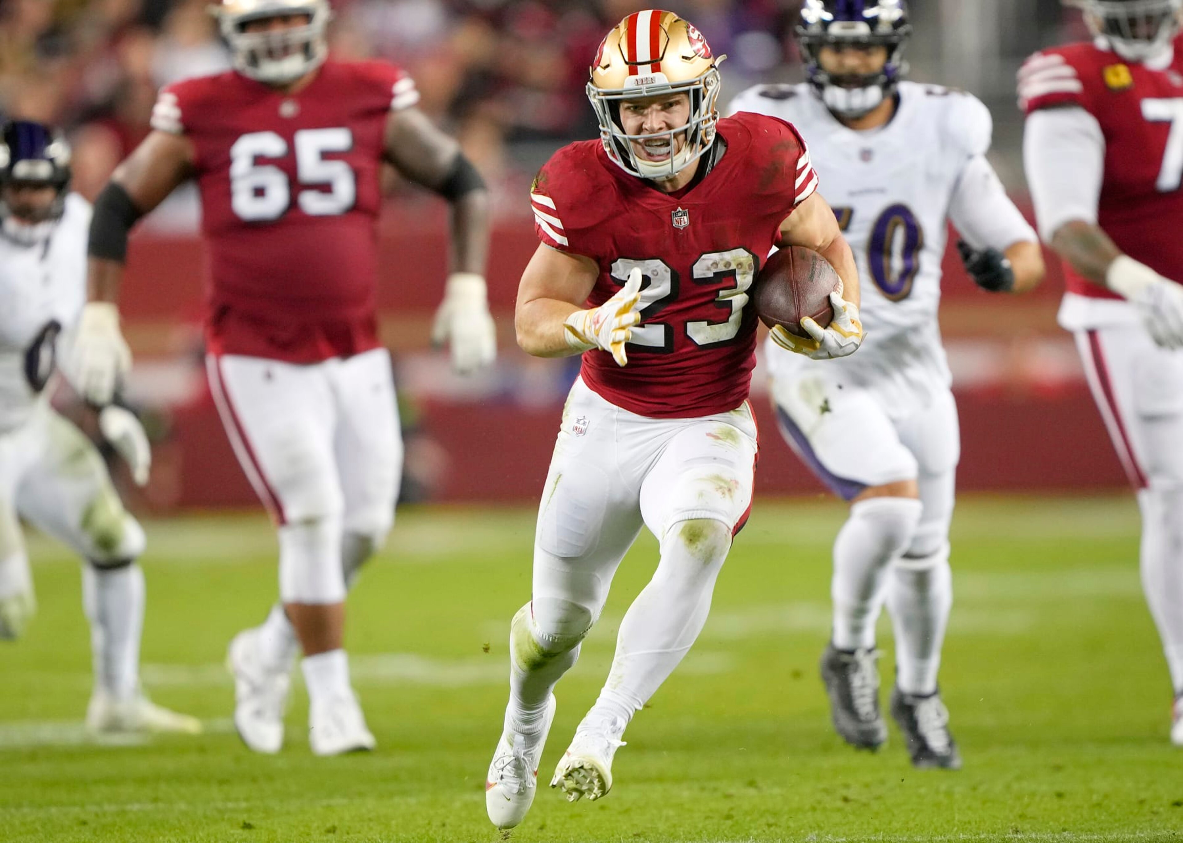 49ers RB Christian McCaffrey