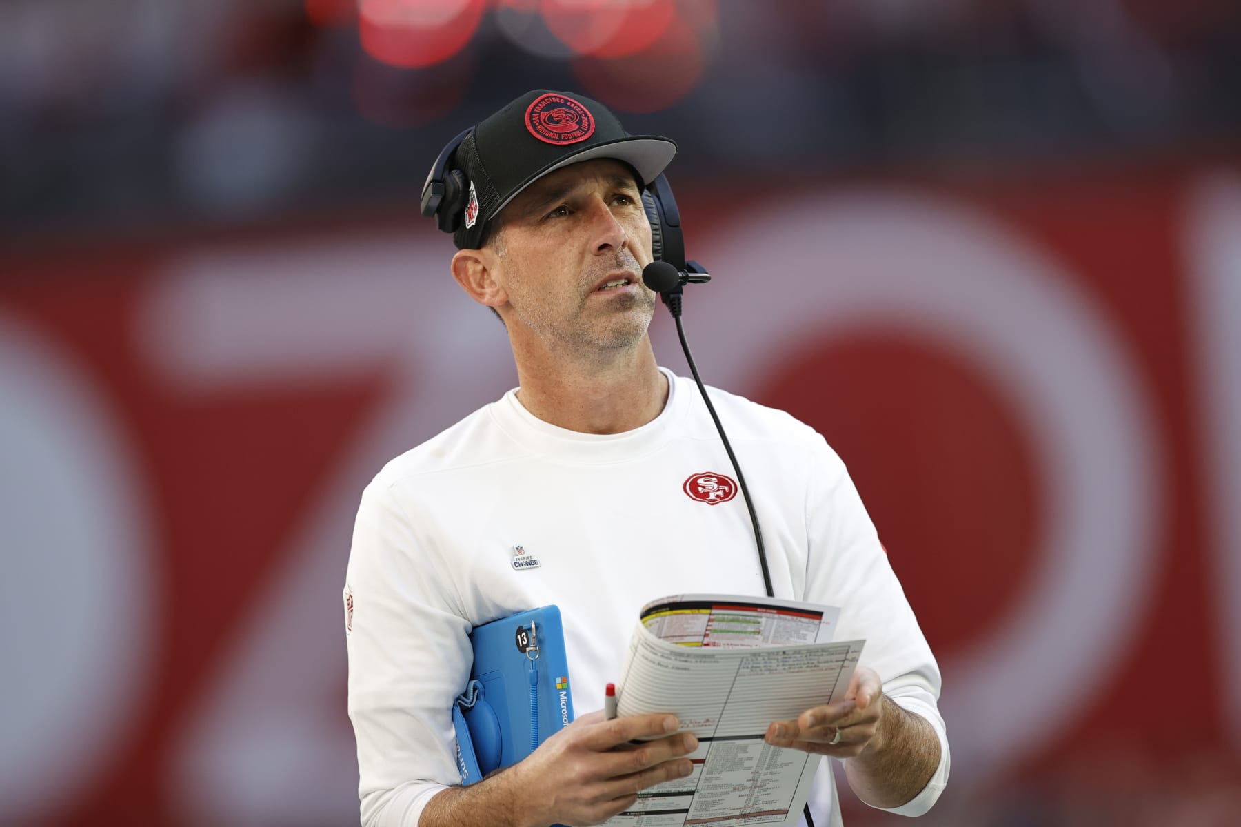 49ers head coach Kyle Shanahan