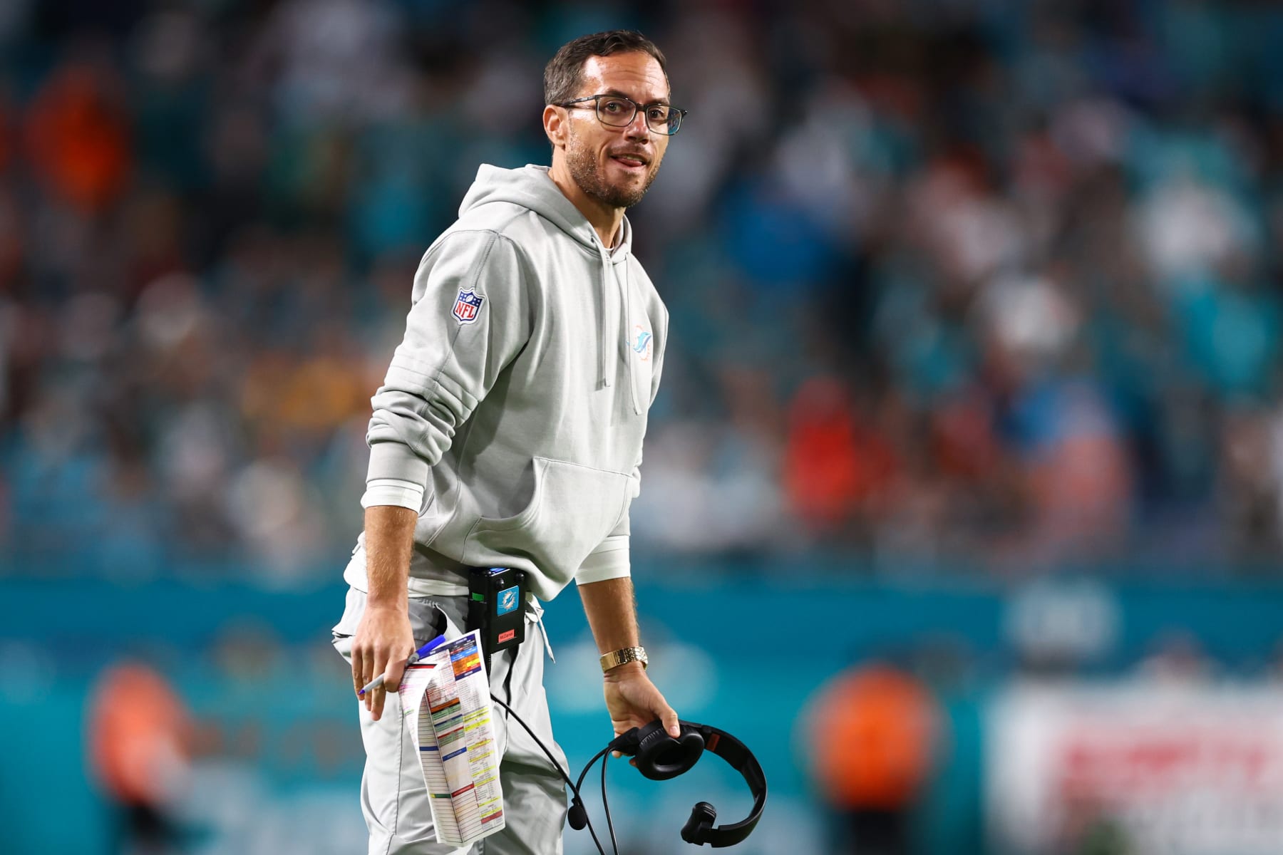 Dolphins head coach Mike McDaniel