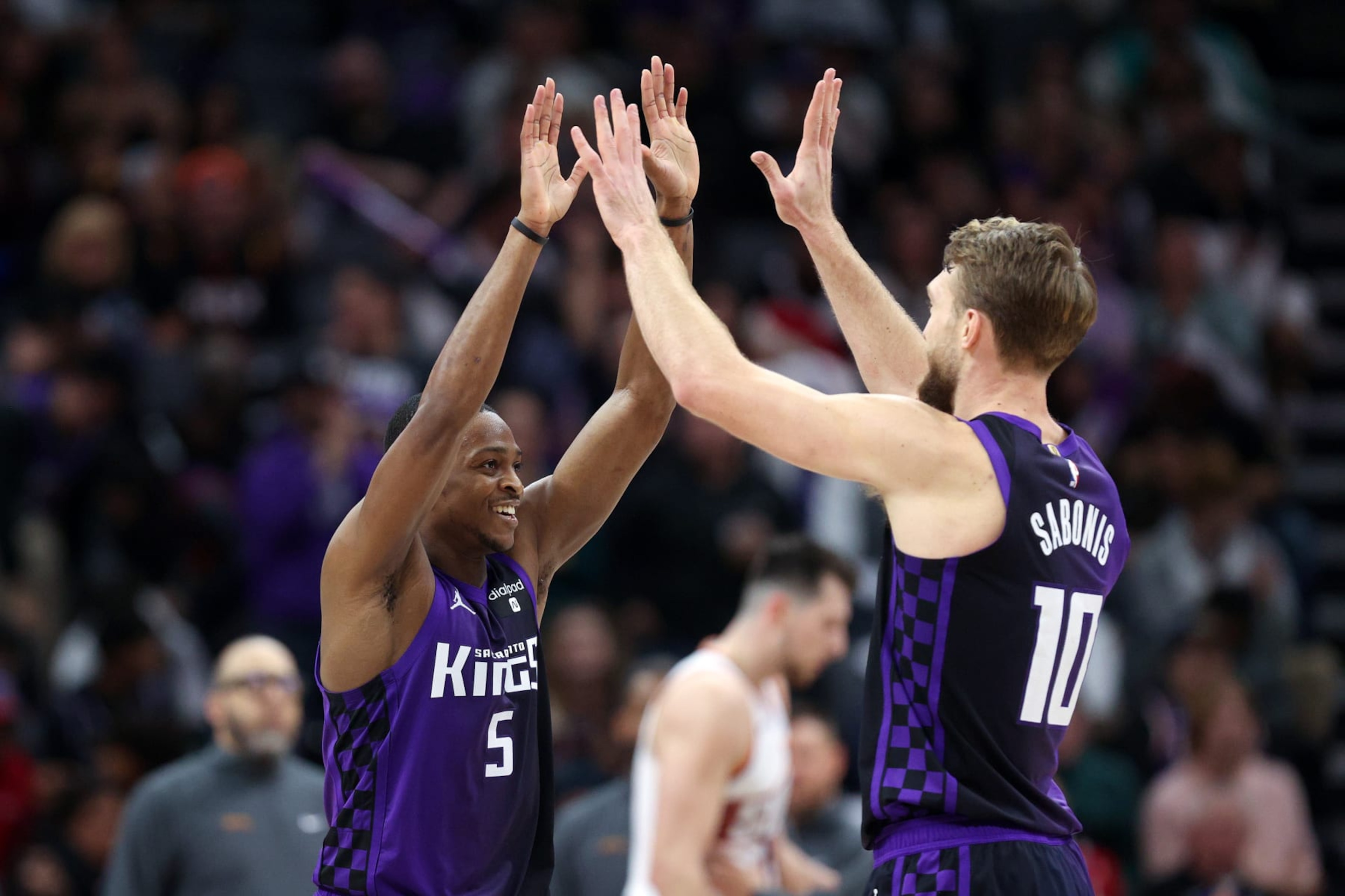De'Aaron Fox and Domantas Sabonis De'Aaron Fox and Domantas Sabonis