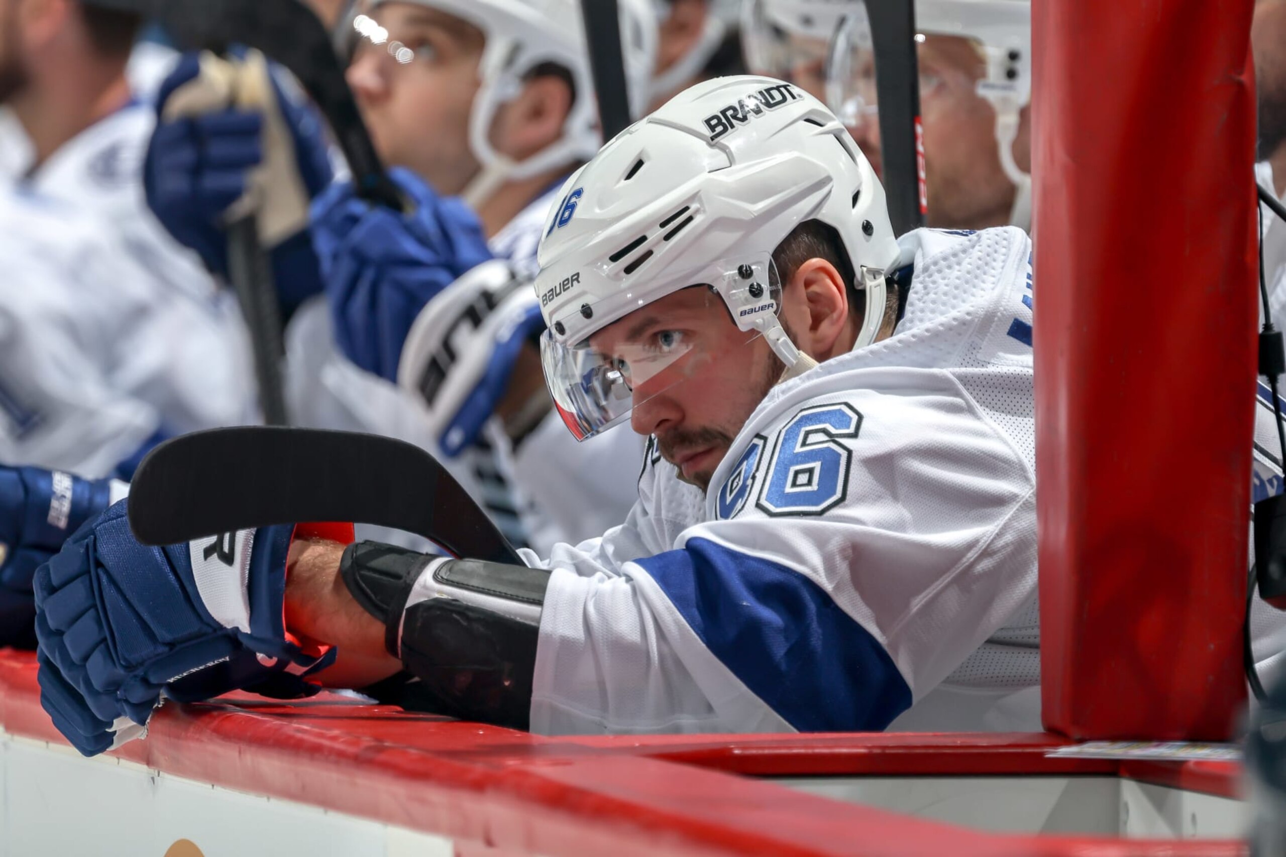 Nikita Kucherov has piled up the points for the Lightning. Nikita Kucherov has piled up the points for the Lightning.