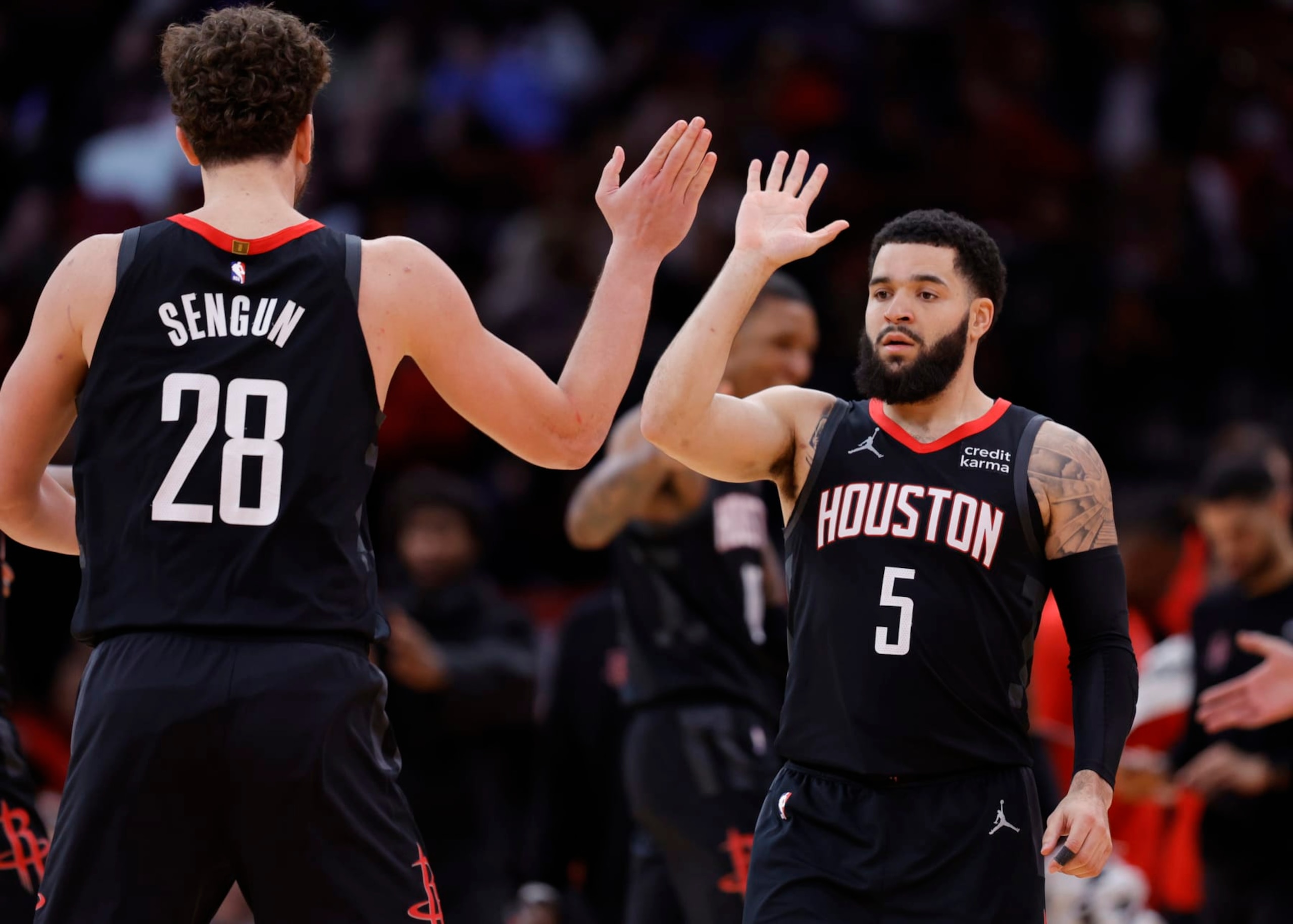 Alperen Åengün and Fred VanVleet