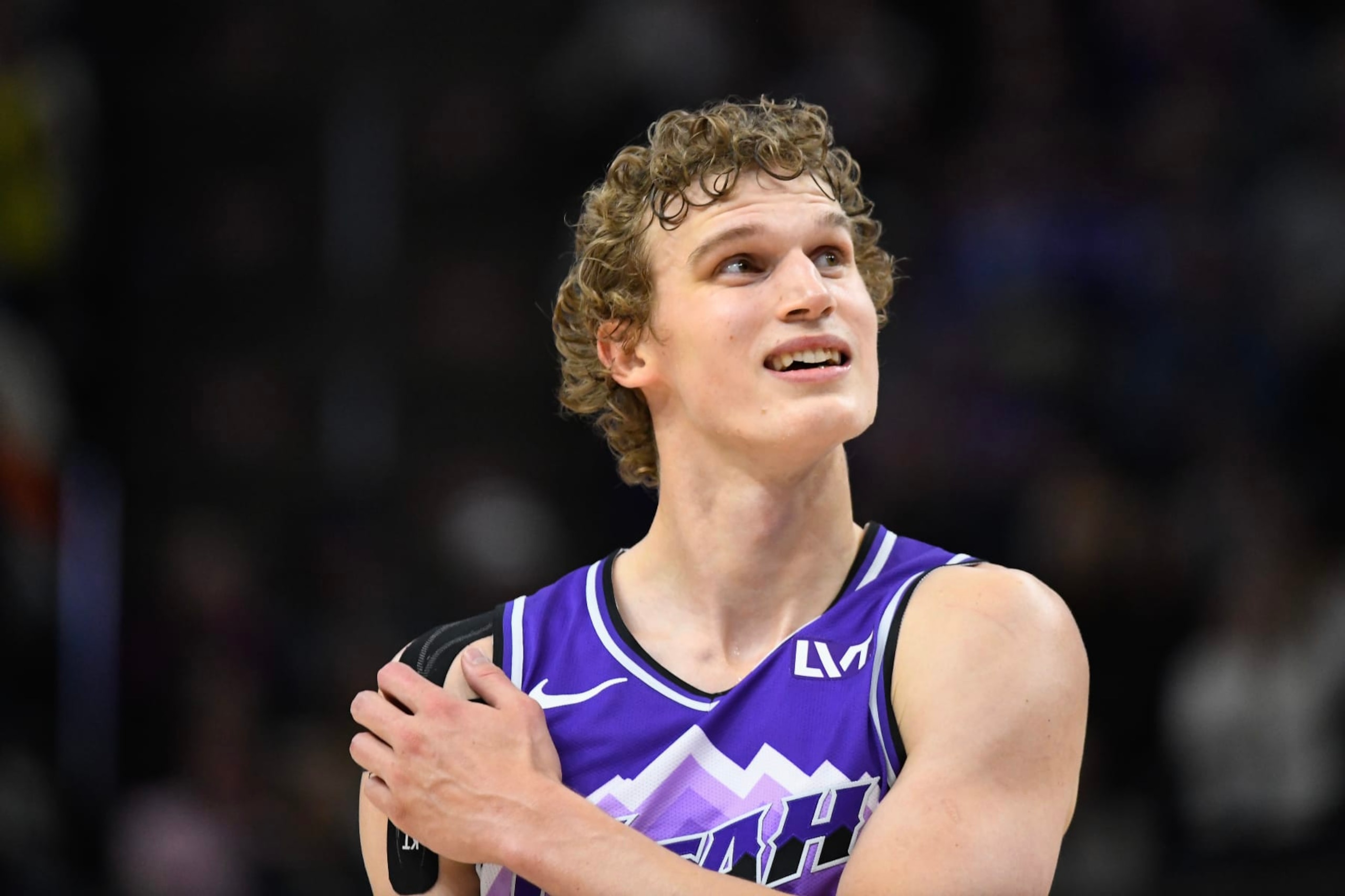 SALT LAKE CITY, UTAH - JANUARY 03: Lauri Markkanen #23 of the Utah Jazz looks on in overtime of a game against the Detroit Pistons at Delta Center on January 03, 2024 in Salt Lake City, Utah. NOTE TO USER: User expressly acknowledges and agrees that, by downloading and or using this photograph, User is consenting to the terms and conditions of the Getty Images License Agreement. (Photo by Alex Goodlett/Getty Images) SALT LAKE CITY, UTAH - JANUARY 03: Lauri Markkanen #23 of the Utah Jazz looks on in overtime of a game against the Detroit Pistons at Delta Center on January 03, 2024 in Salt Lake City, Utah. NOTE TO USER: User expressly acknowledges and agrees that, by downloading and or using this photograph, User is consenting to the terms and conditions of the Getty Images License Agreement. (Photo by Alex Goodlett/Getty Images)