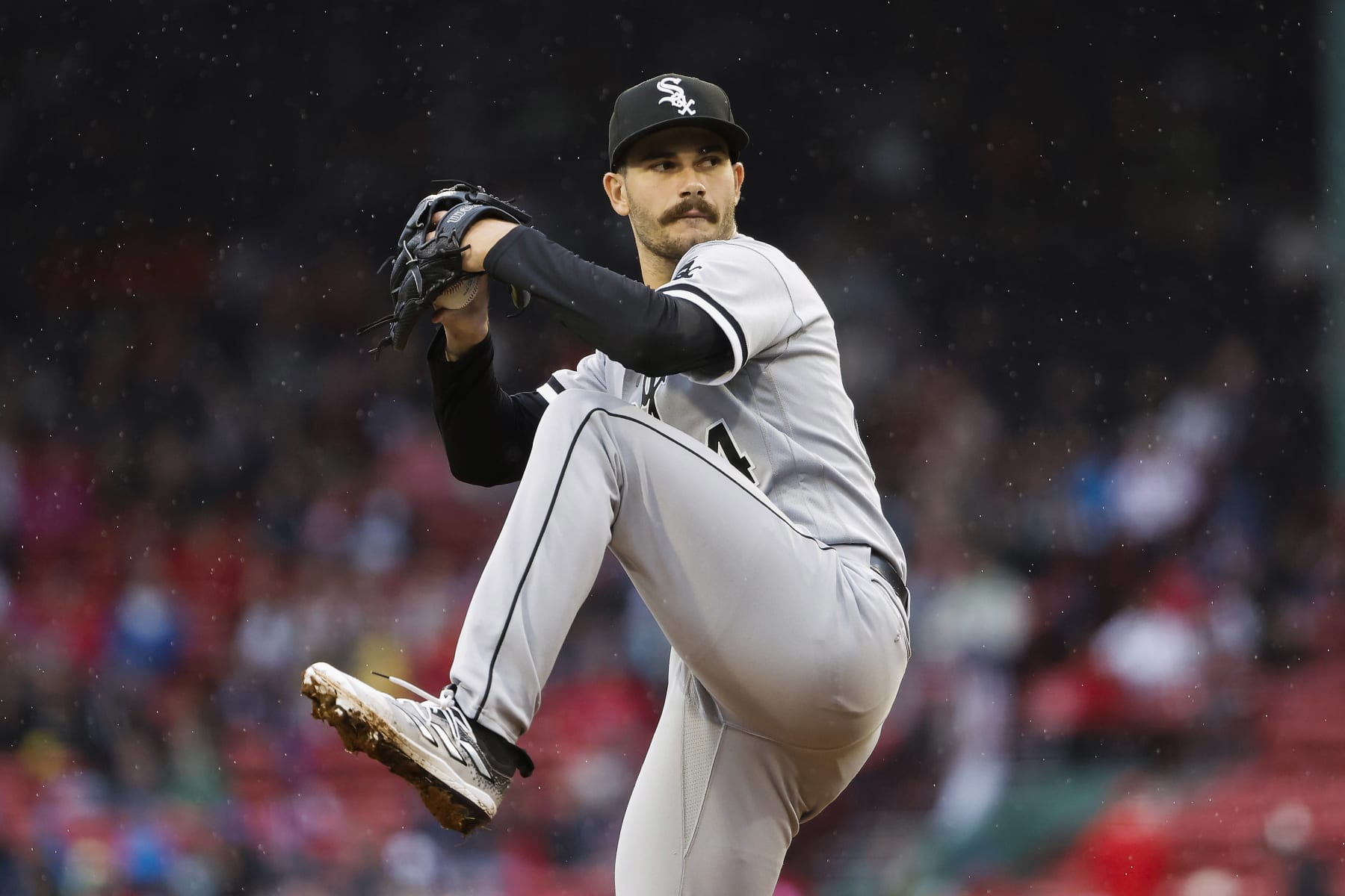 BOSTON, MA - SEPTEMBER 23: Dylan Cease #84 of the Chicago White Sox pitches against the Boston Red Sox during the first inning at Fenway Park on September 23, 2023 in Boston, Massachusetts. (Photo By Winslow Townson/Getty Images)