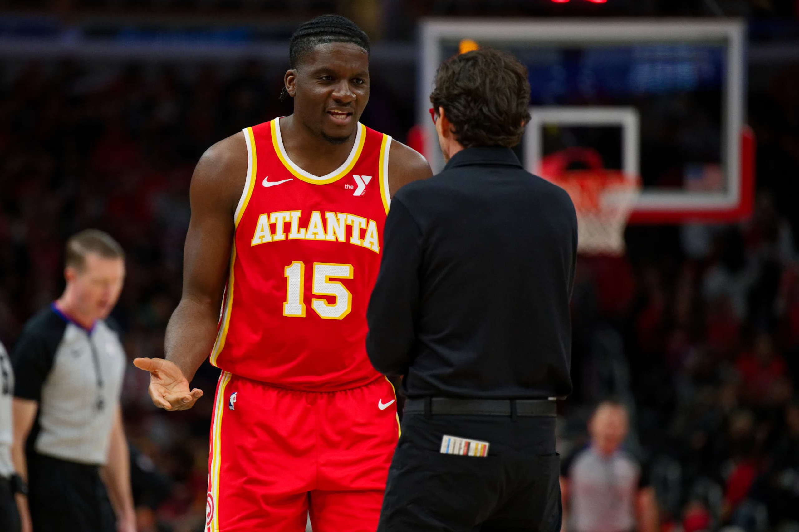 Clint Capela and Quin Snyder