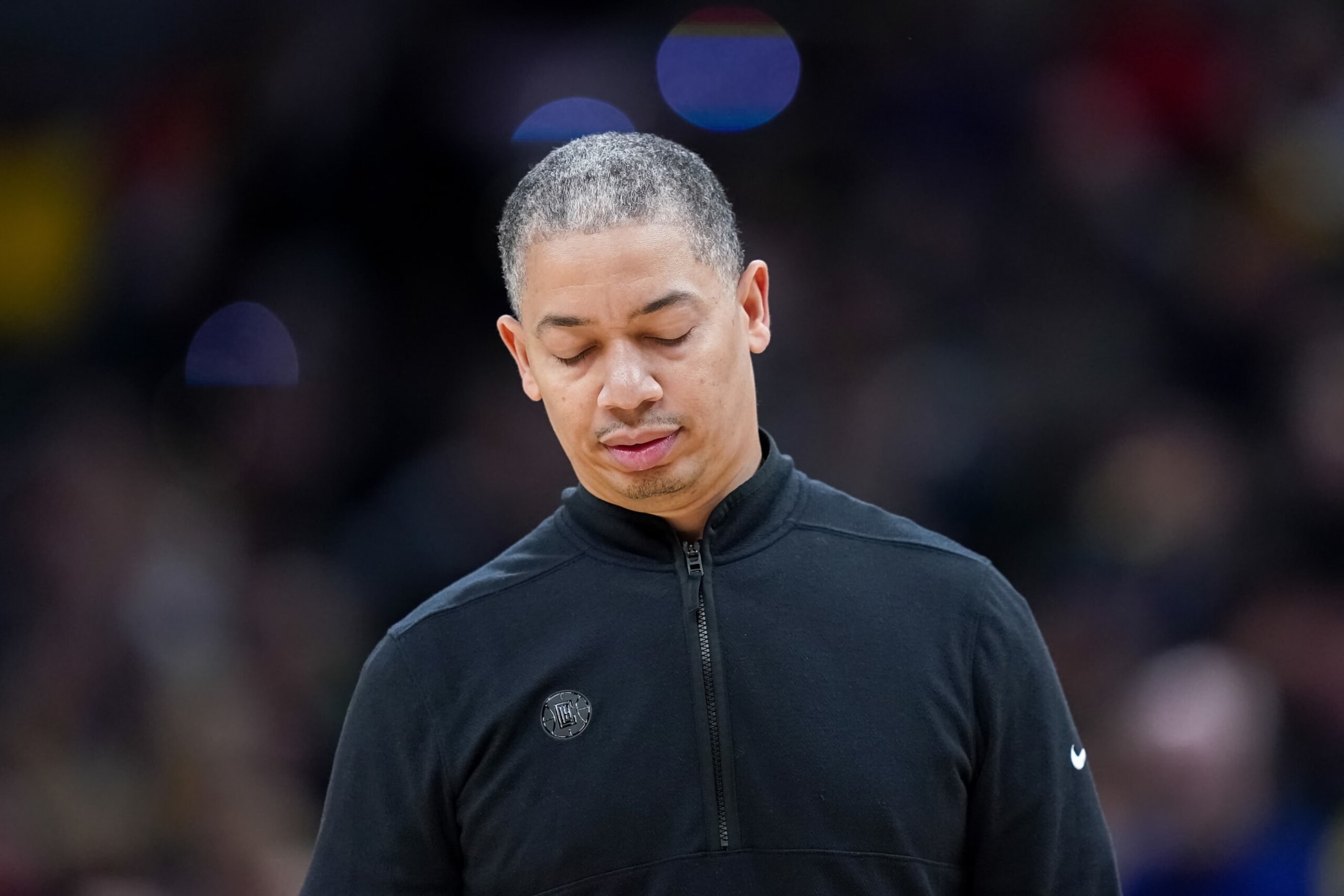 INDIANAPOLIS, INDIANA - DECEMBER 18: Head coach Tyronn Lue of the Los Angeles Clippers walks across the court in the third quarter against the Indiana Pacers at Gainbridge Fieldhouse on December 18, 2023 in Indianapolis, Indiana. NOTE TO USER: User expressly acknowledges and agrees that, by downloading and or using this photograph, User is consenting to the terms and conditions of the Getty Images License Agreement. (Photo by Dylan Buell/Getty Images)