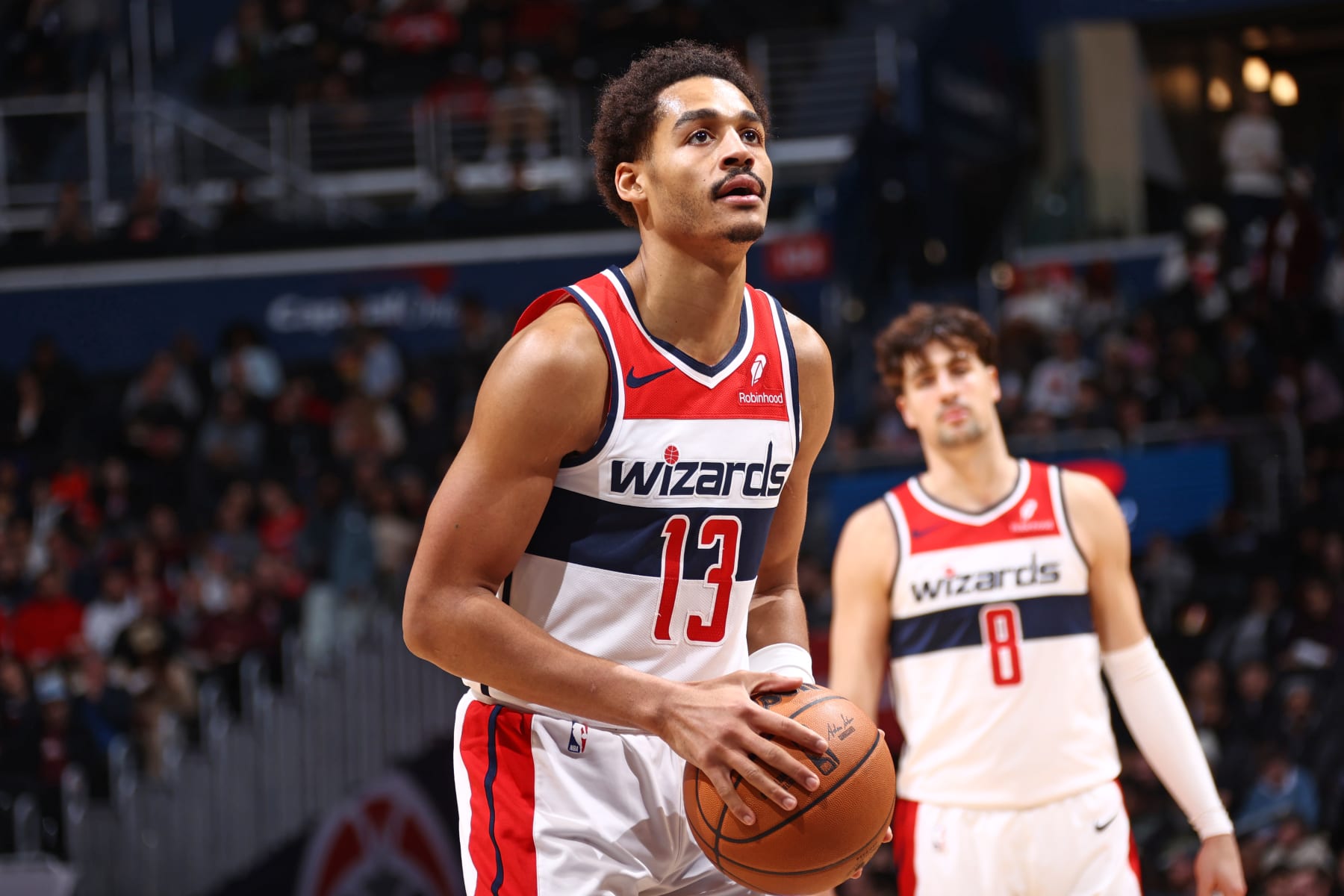 Jordan Poole and Deni Avdija