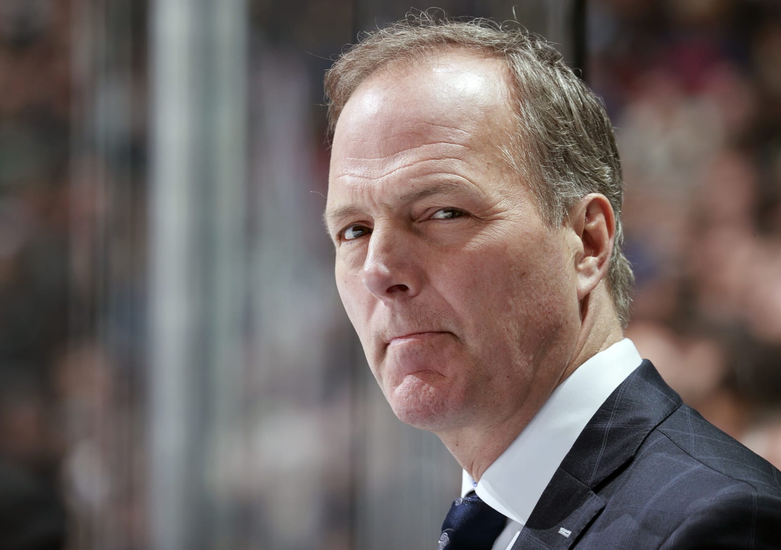 VANCOUVER, CANADA - DECEMBER 12: Head coach Jon Cooper of the Tampa Bay Lightning looks on from the bench during their NHL game against the Vancouver Canucks at Rogers Arena on December 12, 2023 in Vancouver, British Columbia, Canada. (Photo by Jeff Vinnick/NHLI via Getty Images) VANCOUVER, CANADA - DECEMBER 12: Head coach Jon Cooper of the Tampa Bay Lightning looks on from the bench during their NHL game against the Vancouver Canucks at Rogers Arena on December 12, 2023 in Vancouver, British Columbia, Canada. (Photo by Jeff Vinnick/NHLI via Getty Images)