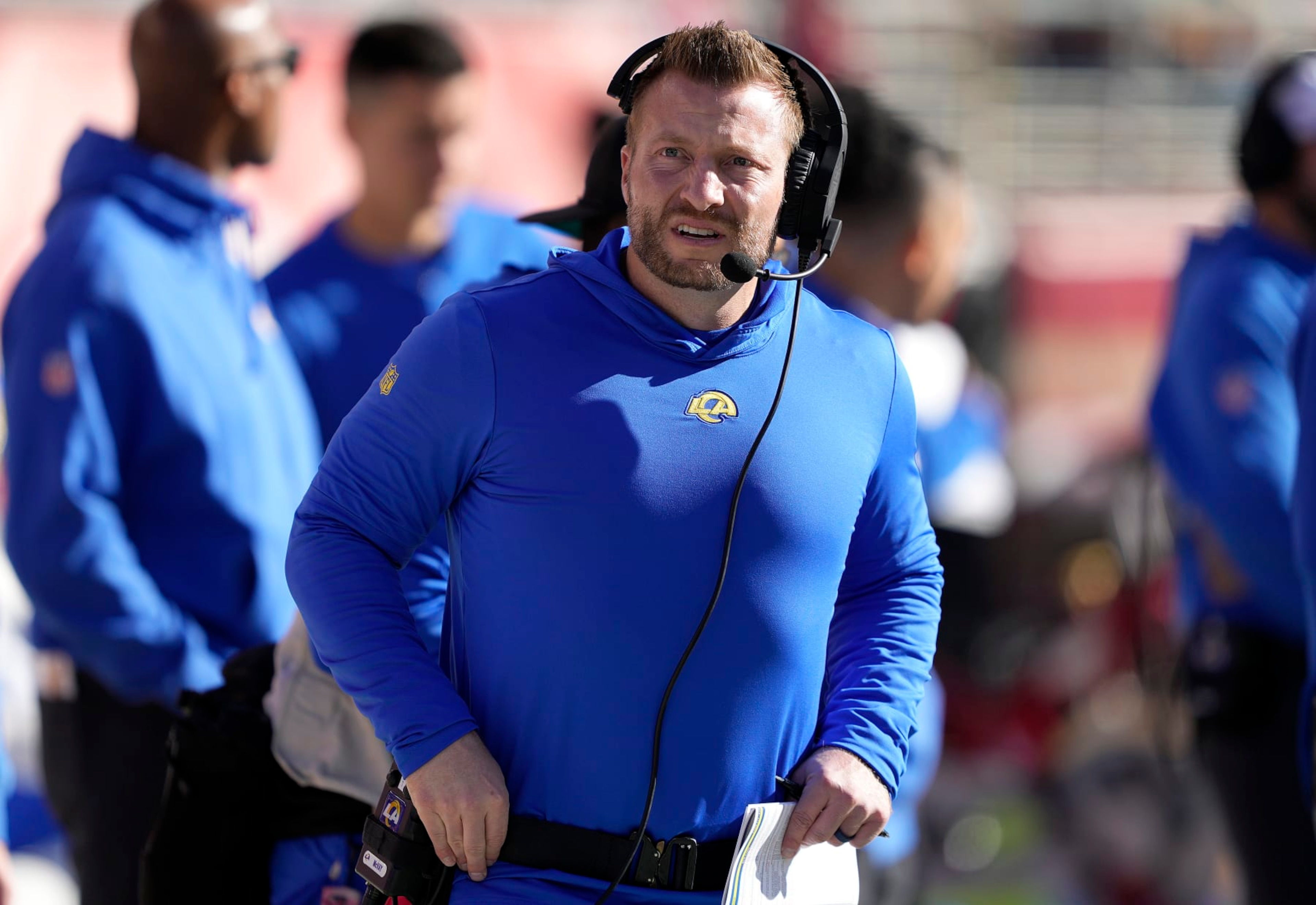 Rams head coach Sean McVay