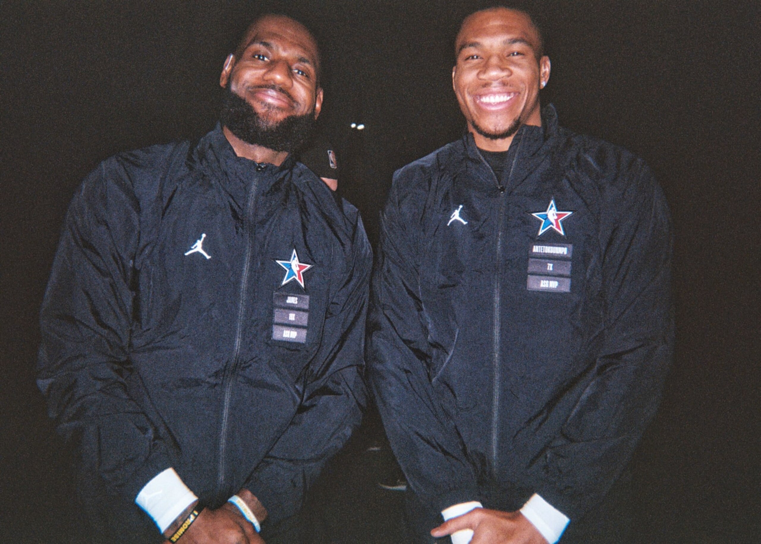 SALT LAKE CITY, UT - FEBRUARY 19: LeBron James #6 of Team LeBron and Giannis Antetokounmpo #34 of Team Giannis poses for a photo before the NBA All-Star Game as part of 2023 NBA All Star Weekend on Sunday, February 19, 2023 at Vivint Arena in Salt Lake City, Utah. NOTE TO USER: User expressly acknowledges and agrees that, by downloading and/or using this Photograph, user is consenting to the terms and conditions of the Getty Images License Agreement. Mandatory Copyright Notice: Copyright 2023 NBAE (Photo by Jim Poorten/NBAE via Getty Images)