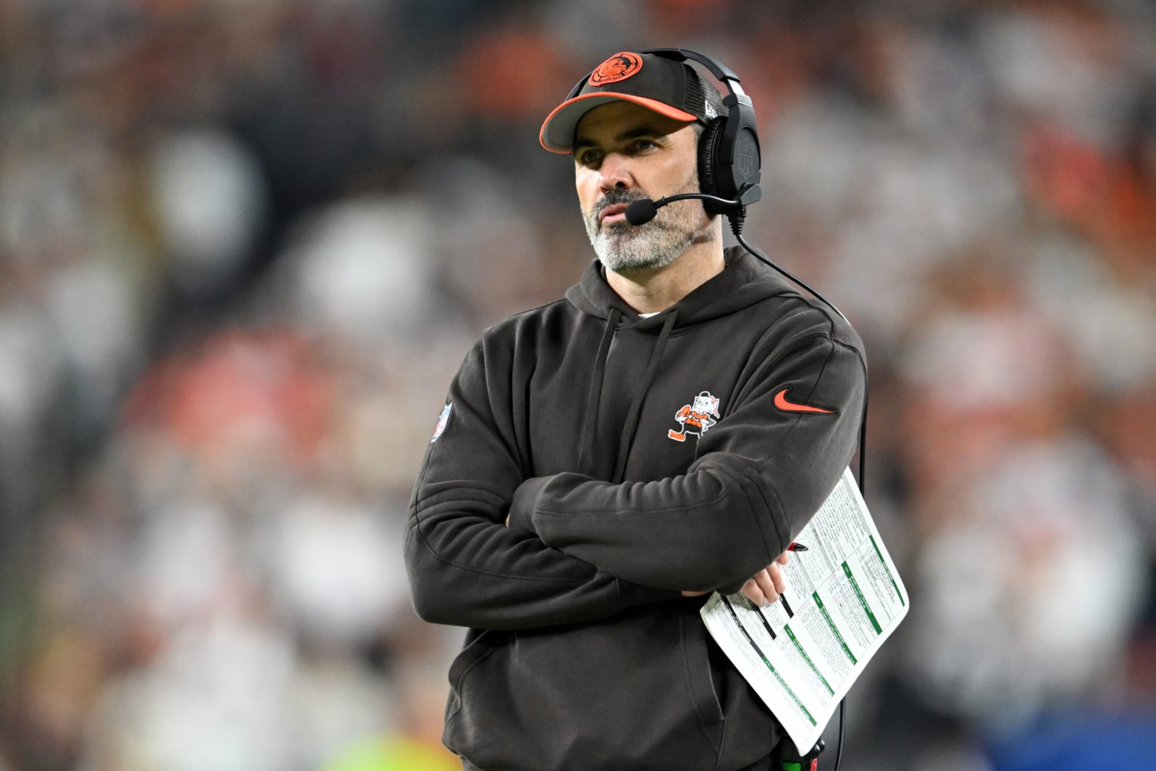 Browns head coach Kevin Stefanski Browns head coach Kevin Stefanski