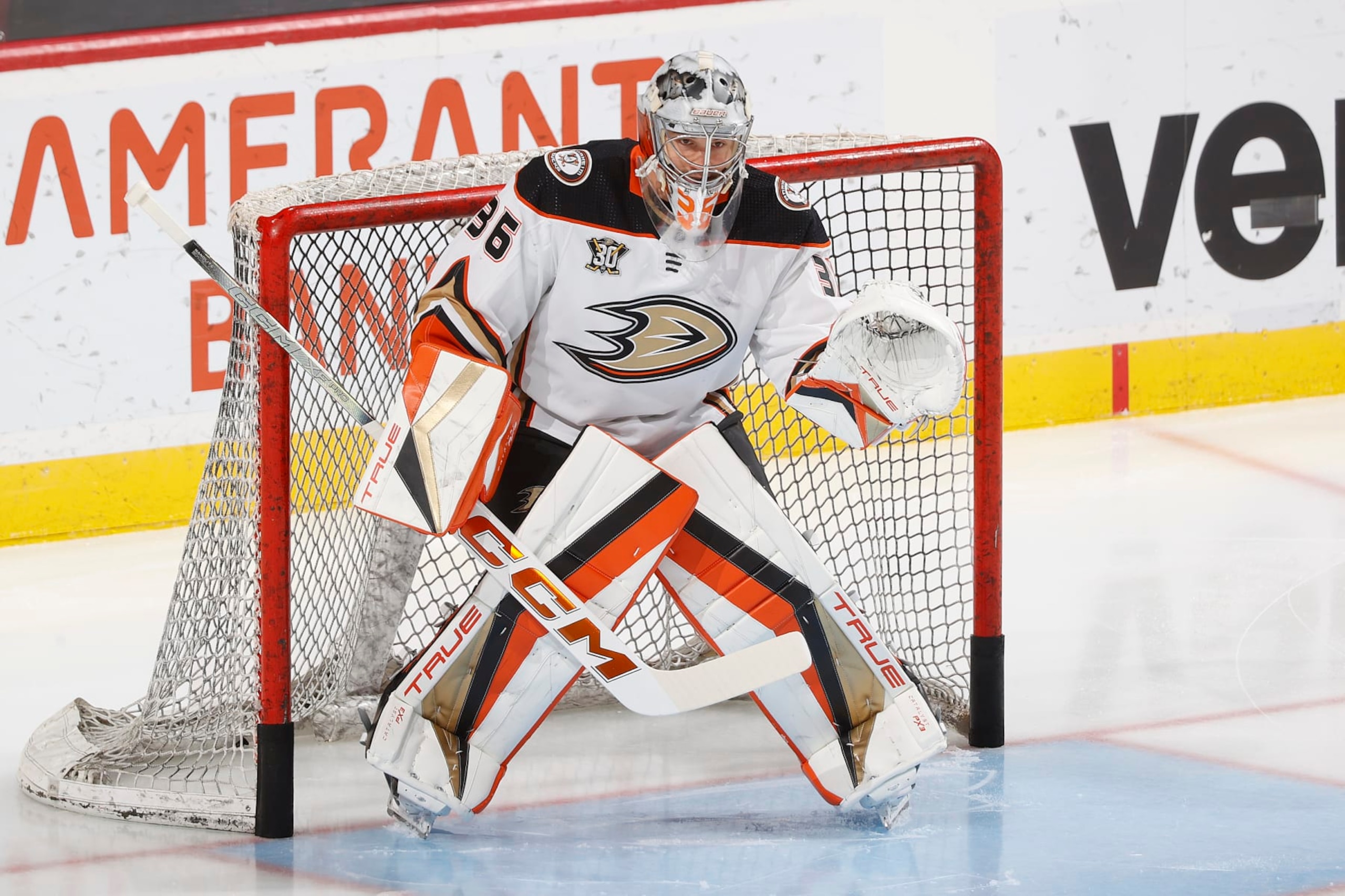 Anaheim Ducks goaltender John Gibson