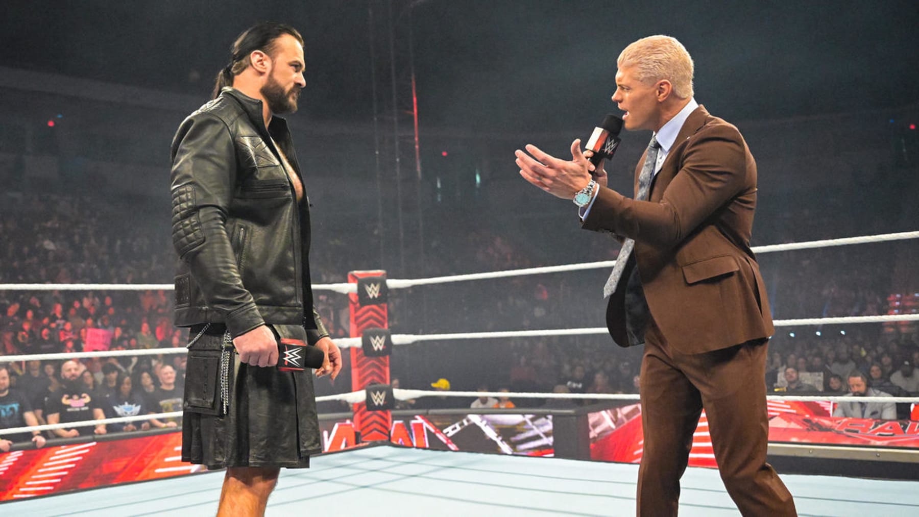 Drew McIntyre and Cody Rhodes clash on the mic, continuing a phenomenal build for the Royal Rumble.