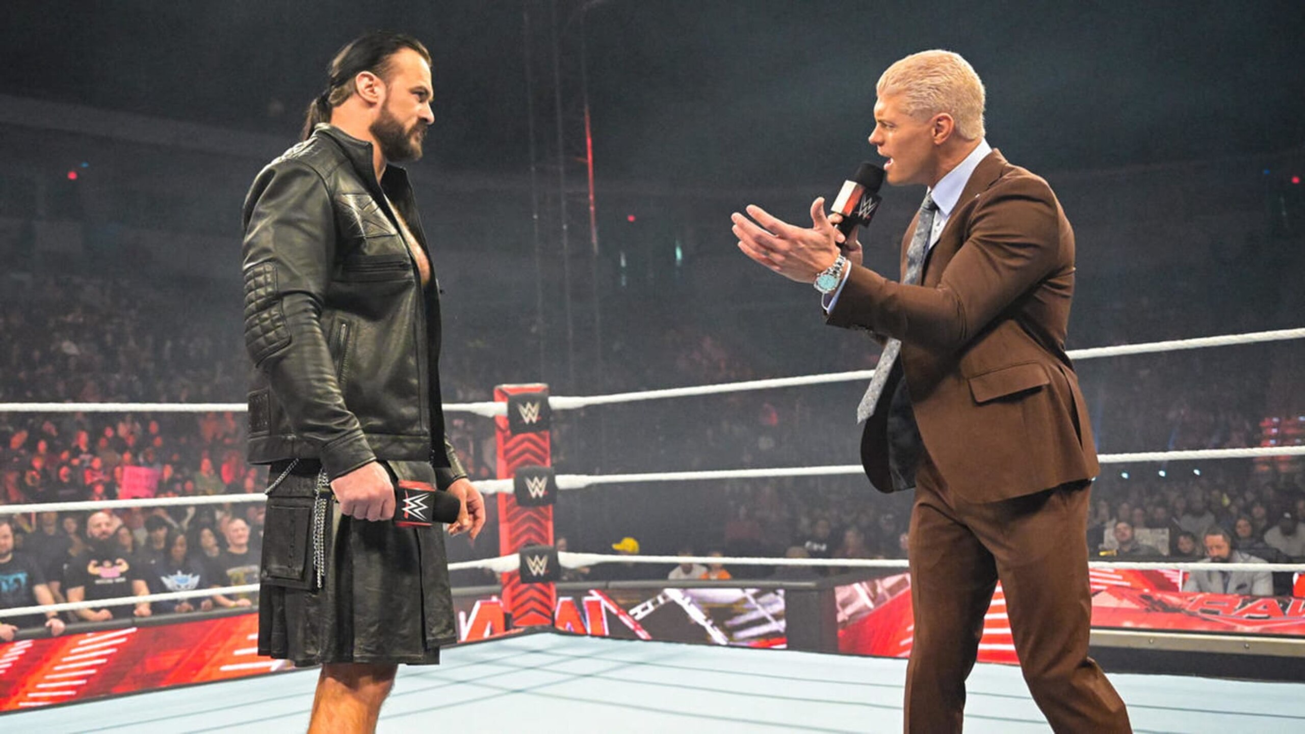 Drew McIntyre and Cody Rhodes clash on the mic, continuing a phenomenal build for the Royal Rumble.