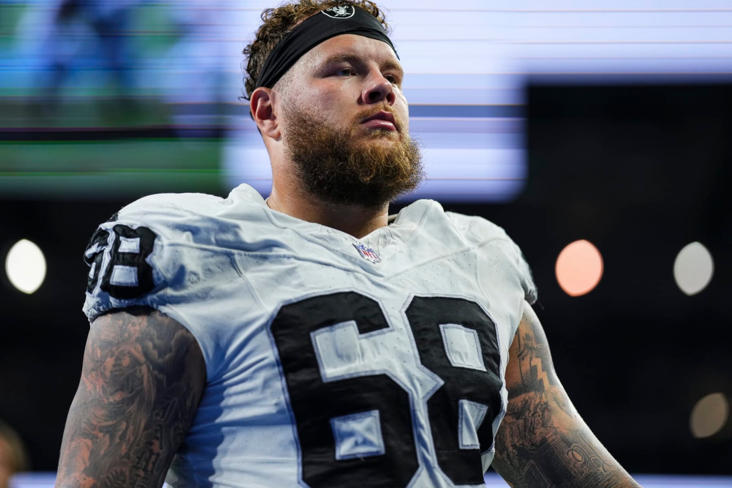 Raiders center Andre James 