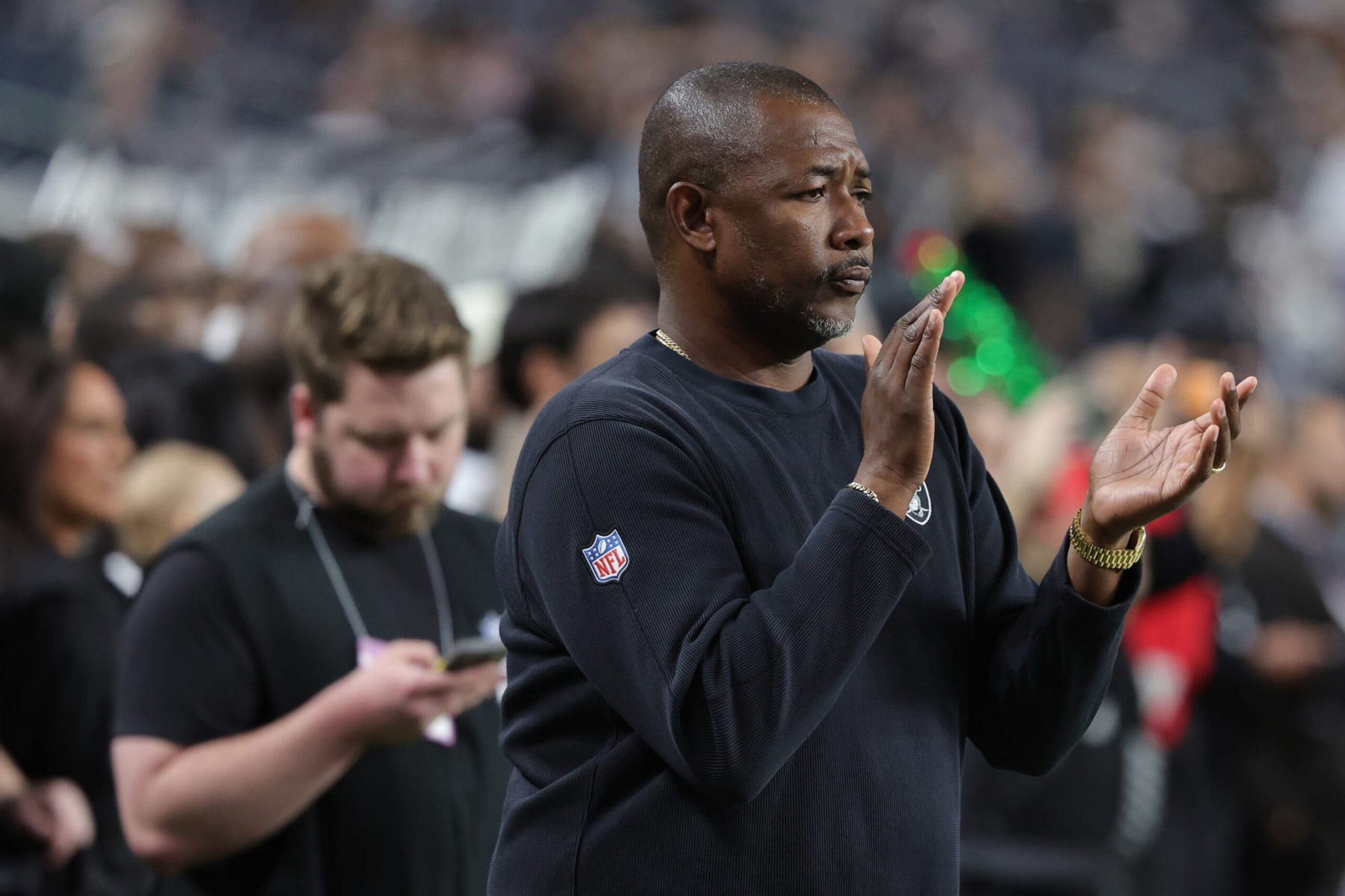 Raiders defensive coordinator Patrick Graham