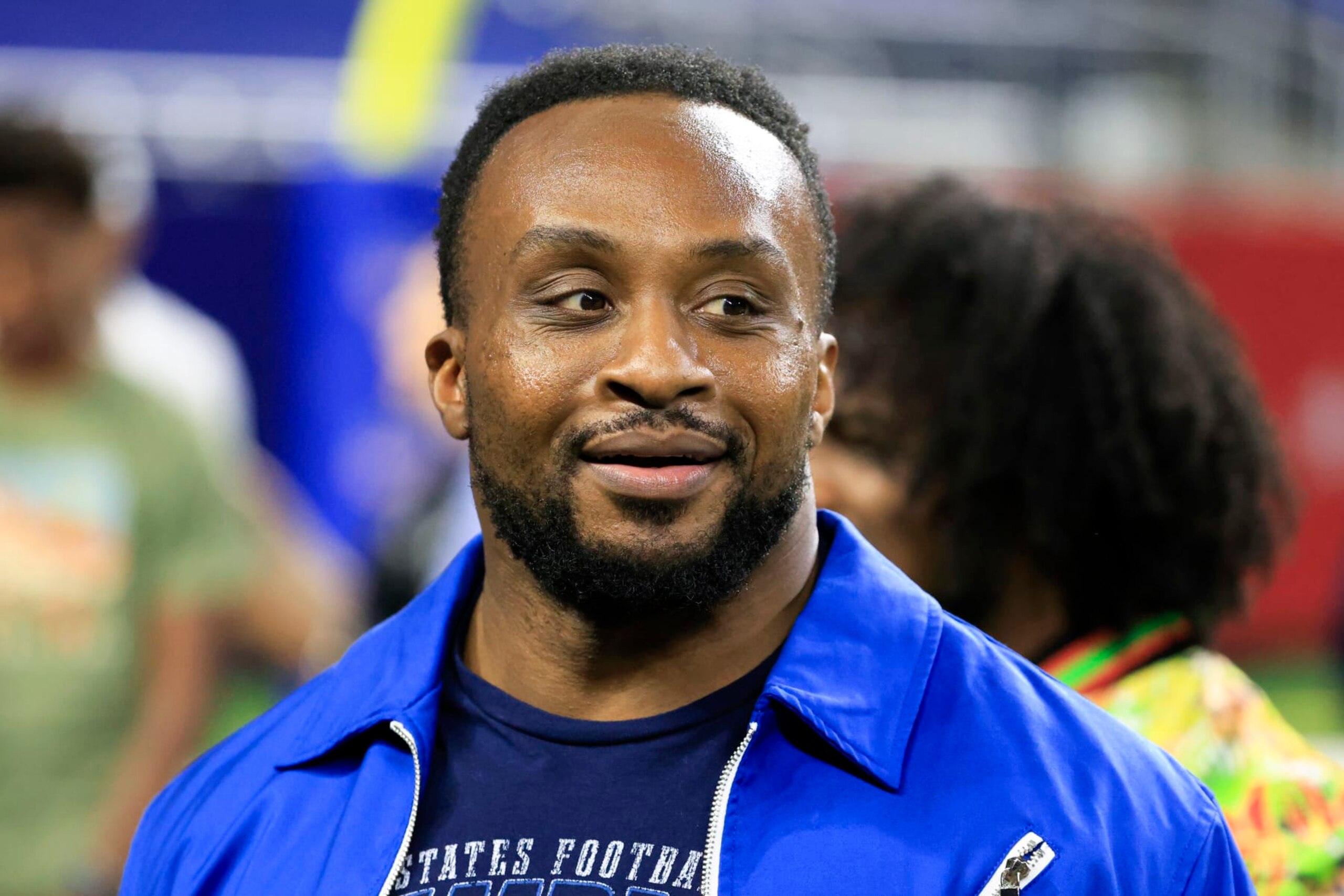 DETROIT, MICHIGAN - JUNE 18: Big E is seen prior to a game between the Philadelphia Stars and Michigan Panthers at Ford Field on June 18, 2023 in Detroit, Michigan. (Photo by Justin Casterline/USFL/Getty Images) DETROIT, MICHIGAN - JUNE 18: Big E is seen prior to a game between the Philadelphia Stars and Michigan Panthers at Ford Field on June 18, 2023 in Detroit, Michigan. (Photo by Justin Casterline/USFL/Getty Images)