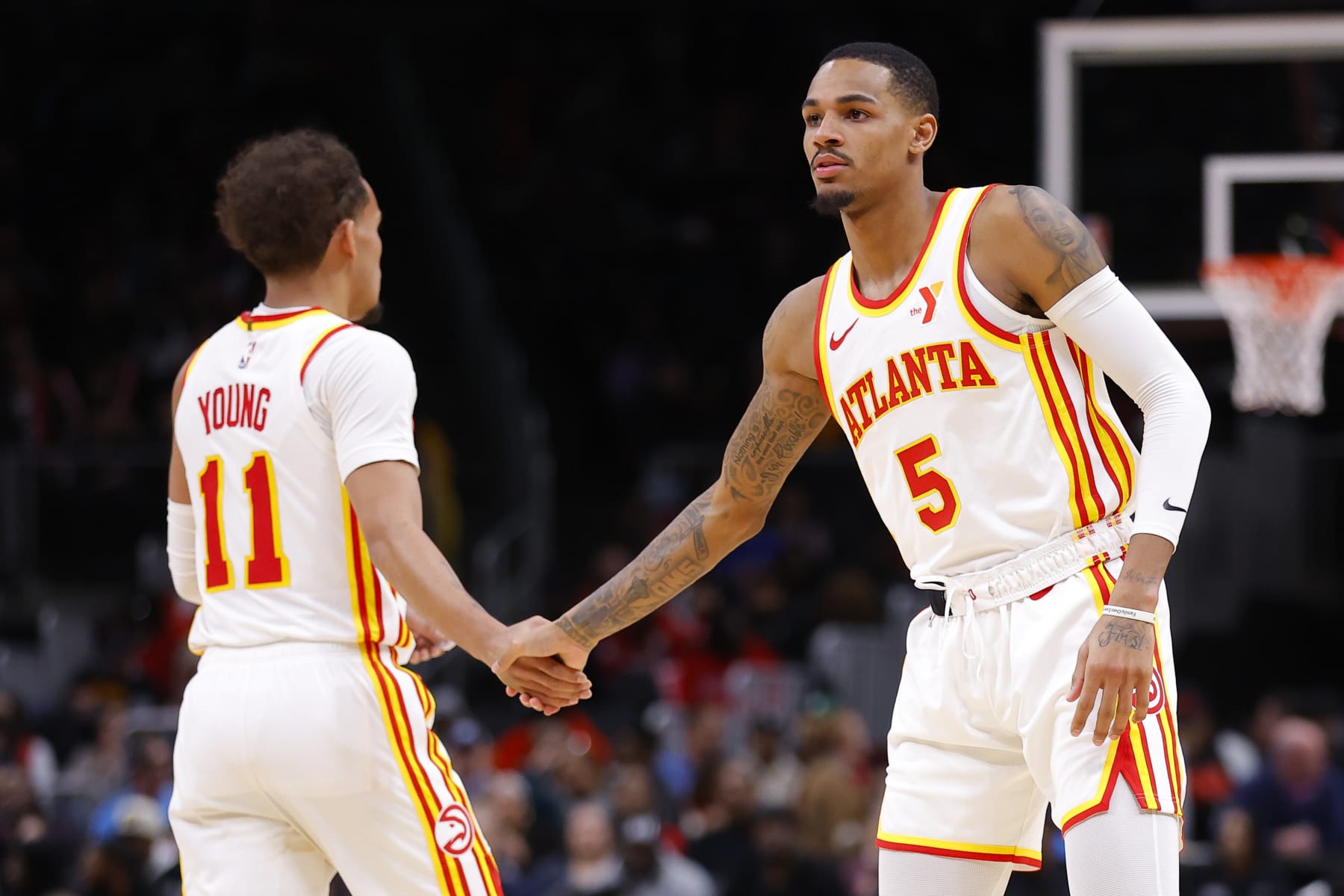 Trae Young and Dejounte Murray