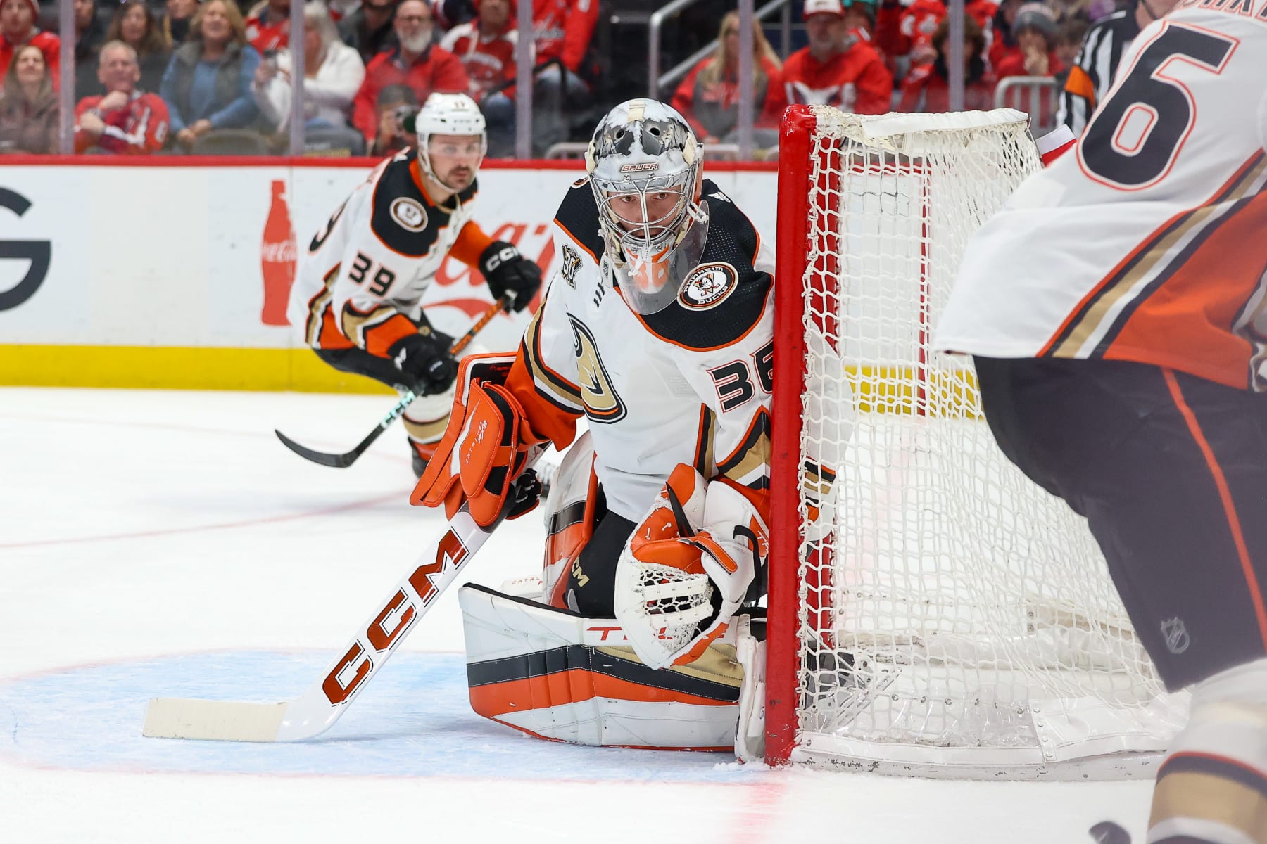 Anaheim Ducks goaltender John Gibson