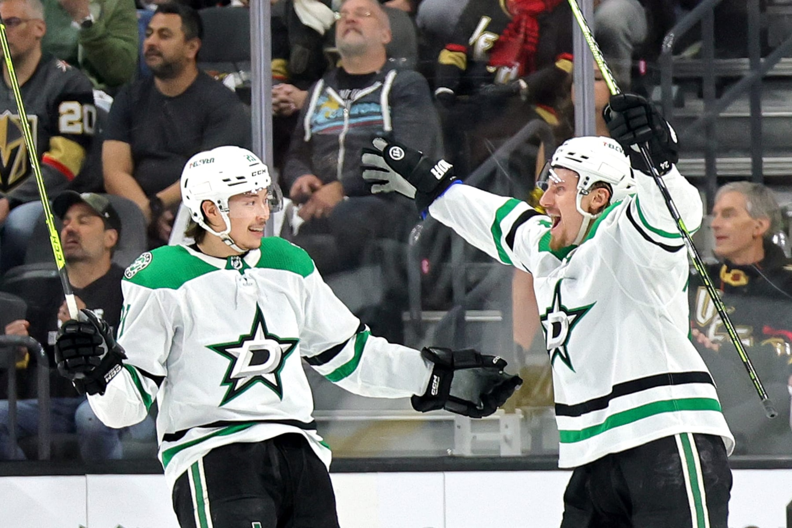 Jason Robertson and Roope Hintz