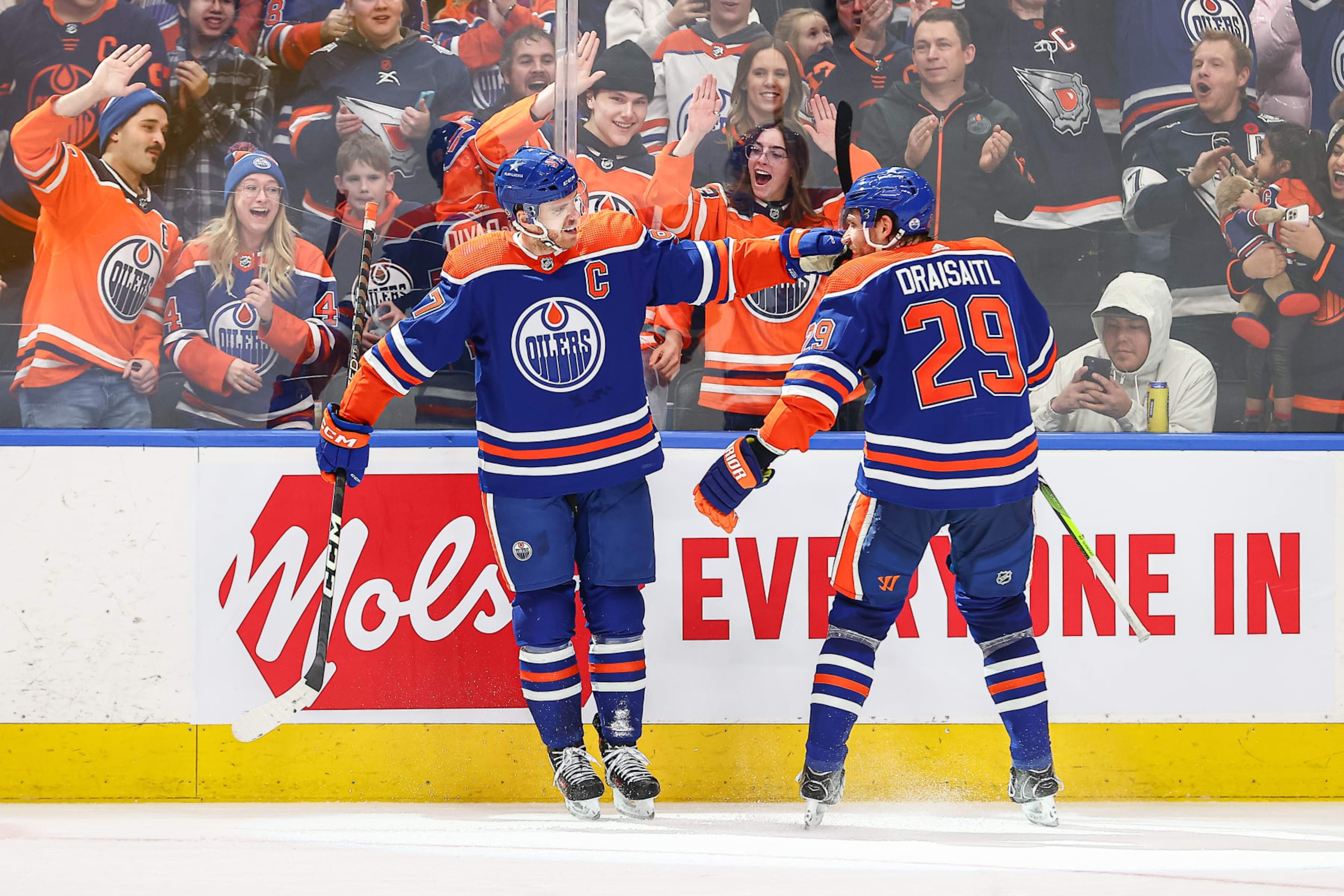 Connor McDavid and Leon Draisaitl.