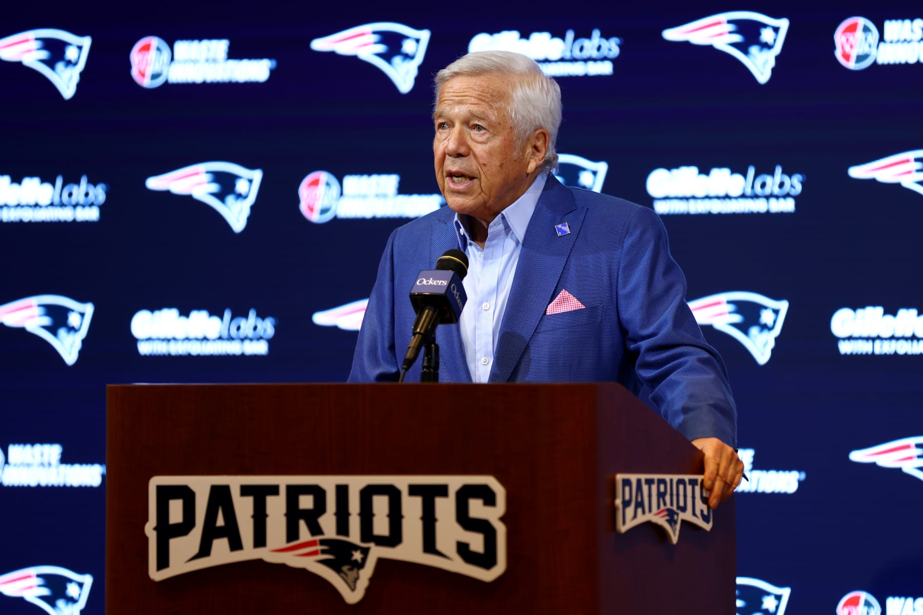 Patriots franchise owner Robert Kraft