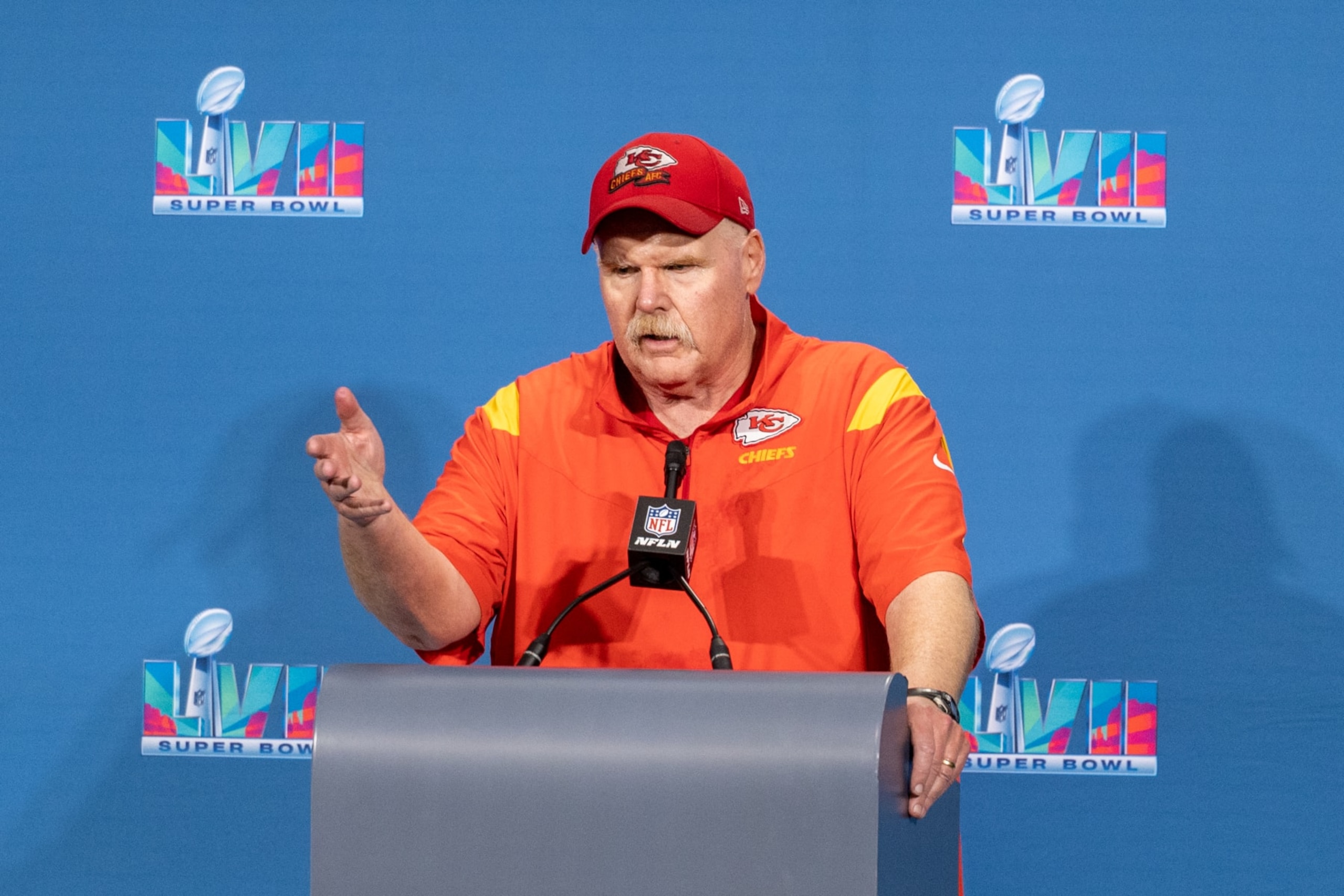 Chiefs head coach Andy Reid Chiefs head coach Andy Reid