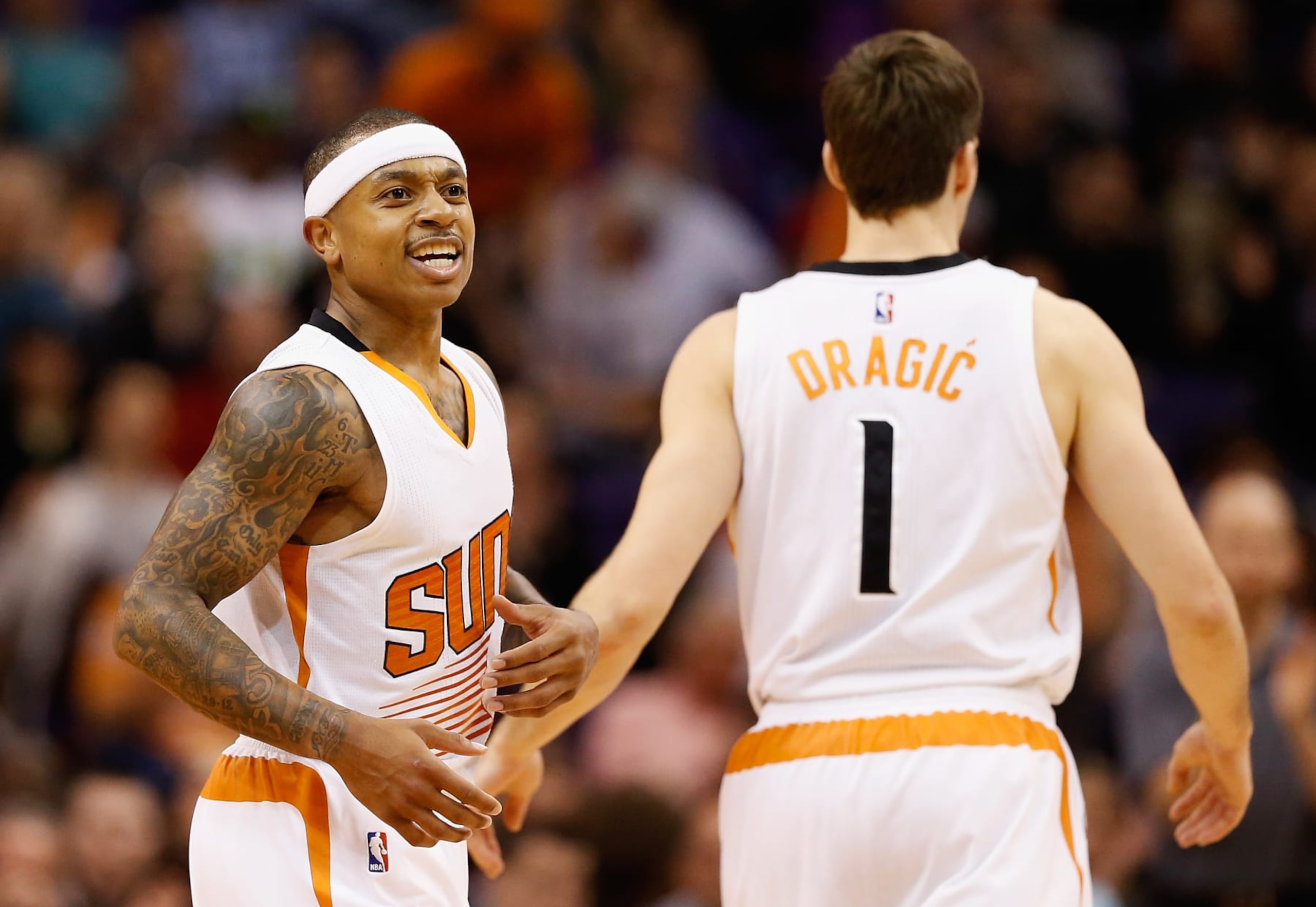 Isaiah Thomas and Goran Dragic