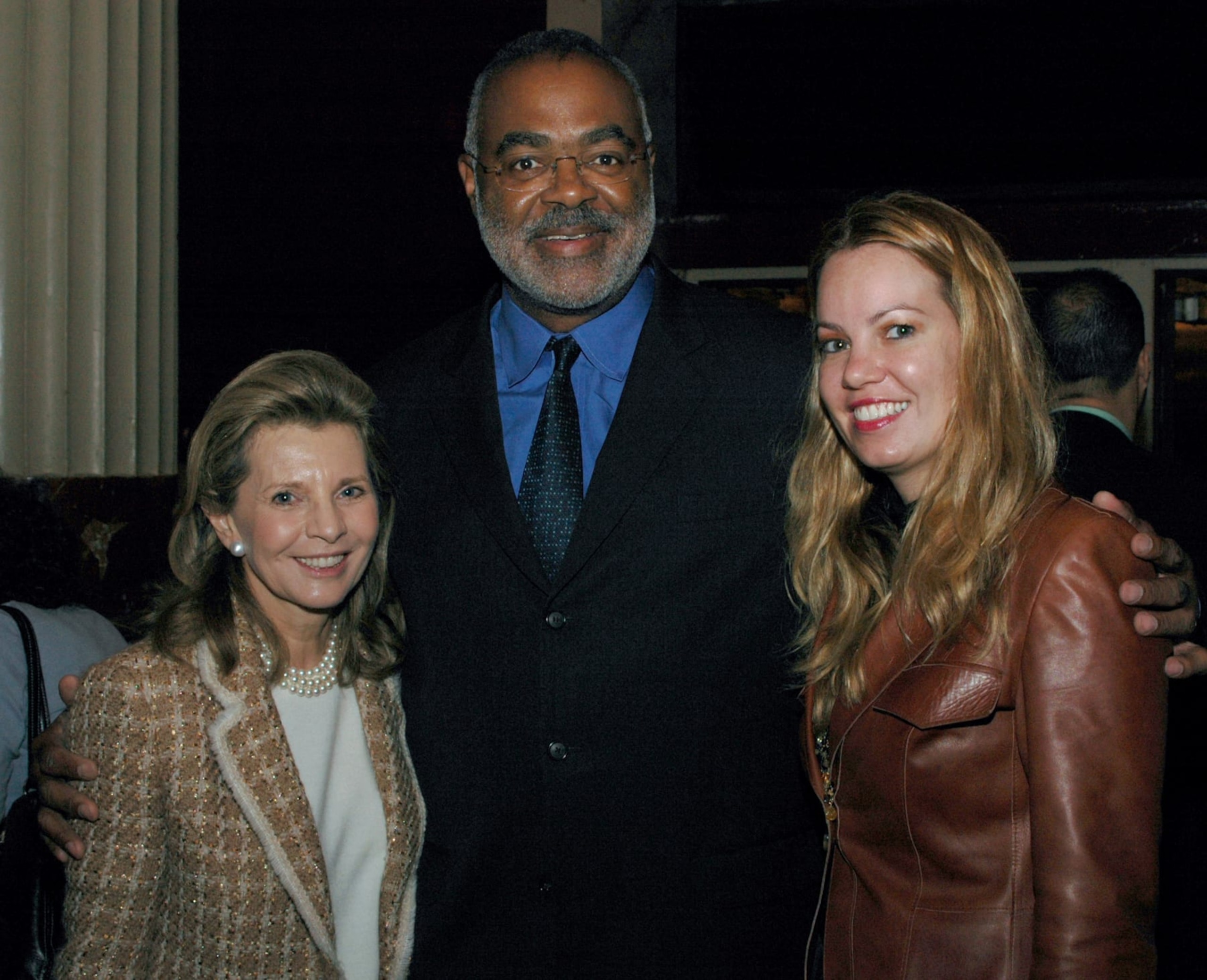 Deborah Miller, Richard Caster and Allison Weiss during "Say Yes to Education" Comes to Harlem at Apollo Theatre in New York City, New York, United States. (Photo by Shawn Ehlers/WireImage for R Couri Hay Creative Public Relations)