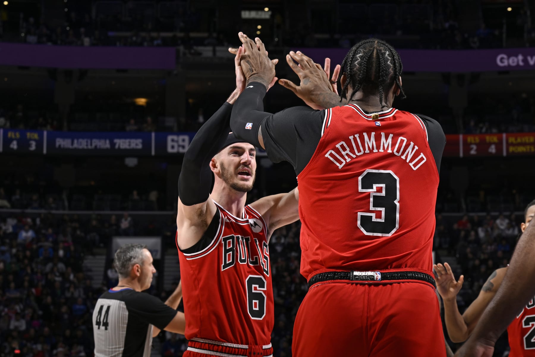 Alex Caruso and Andre Drummond