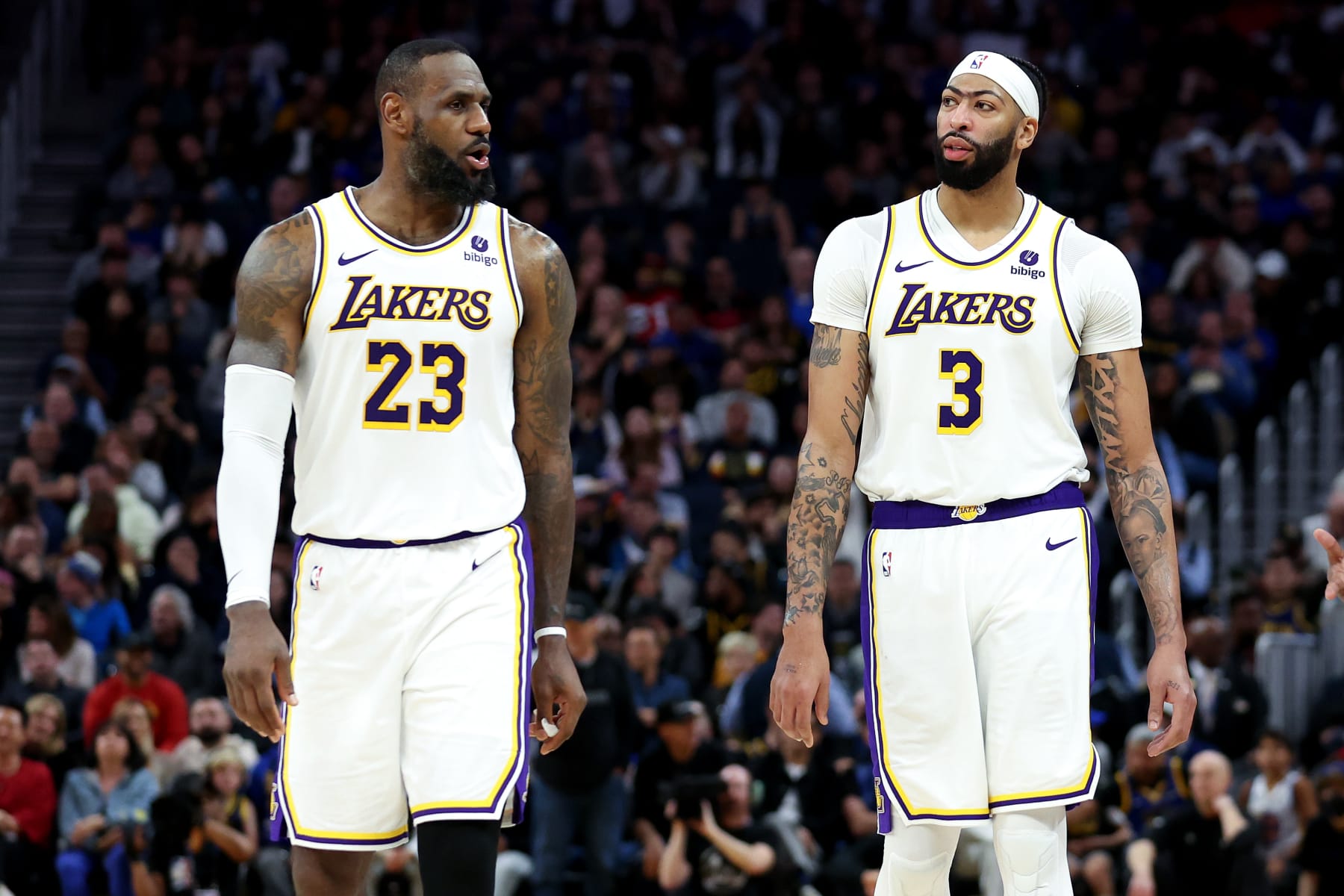 LeBron James and Anthony Davis