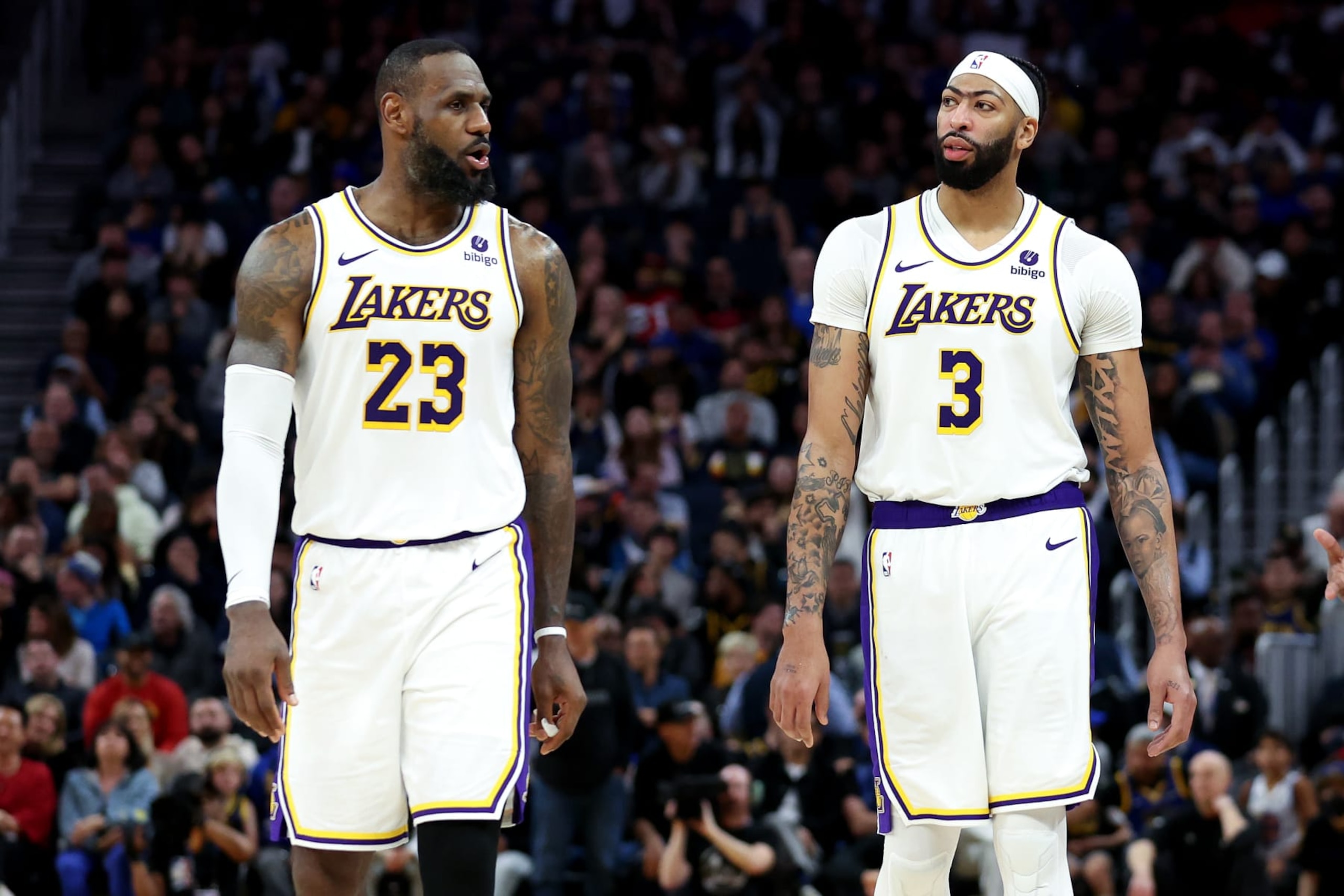 LeBron James and Anthony Davis