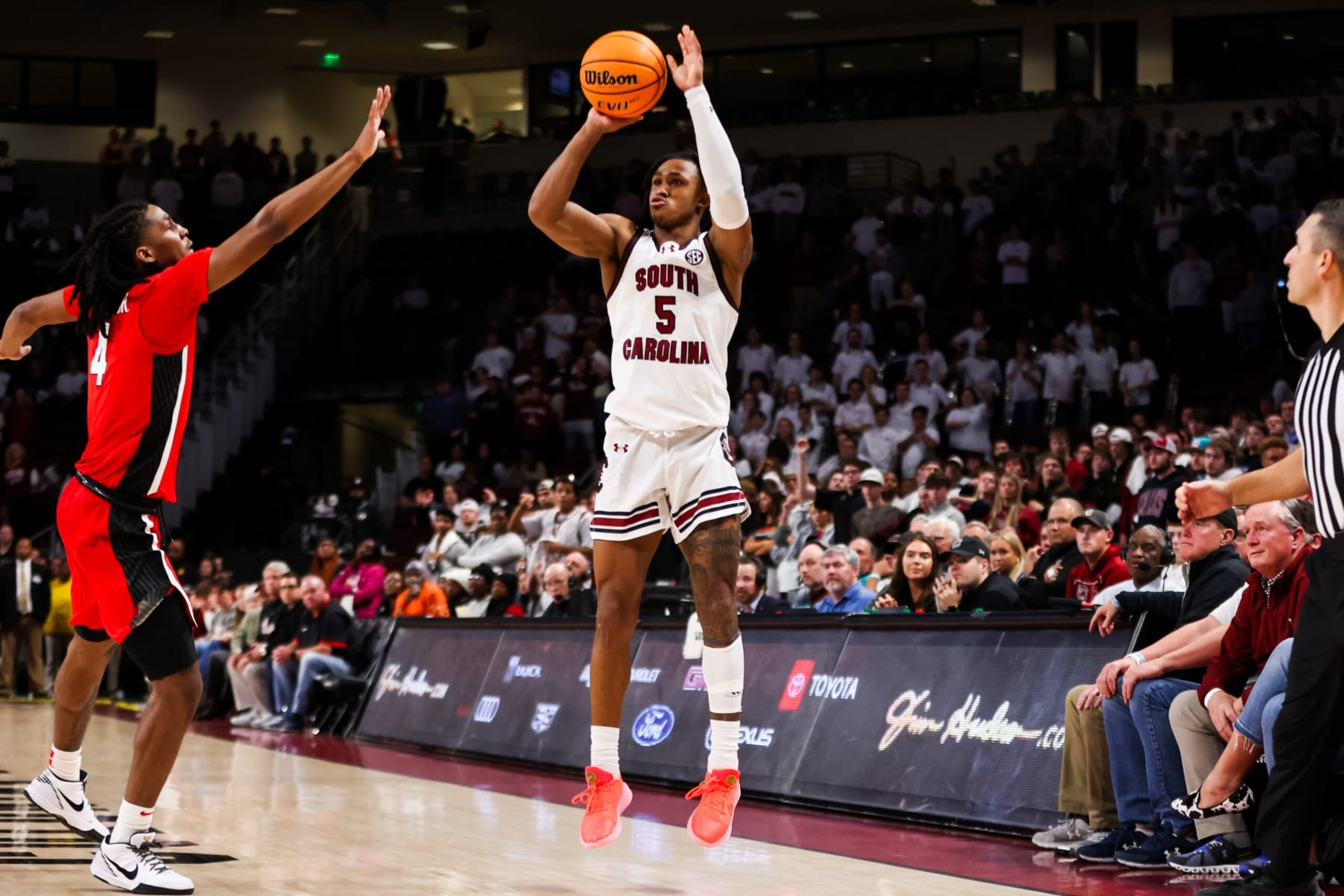 South Carolina's Meechie Johnson