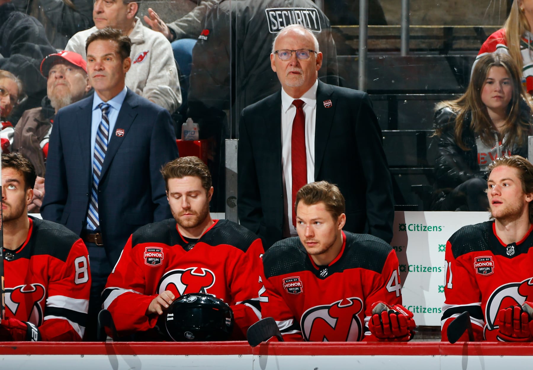 New Jersey Devils head coach Lindy Ruff. 