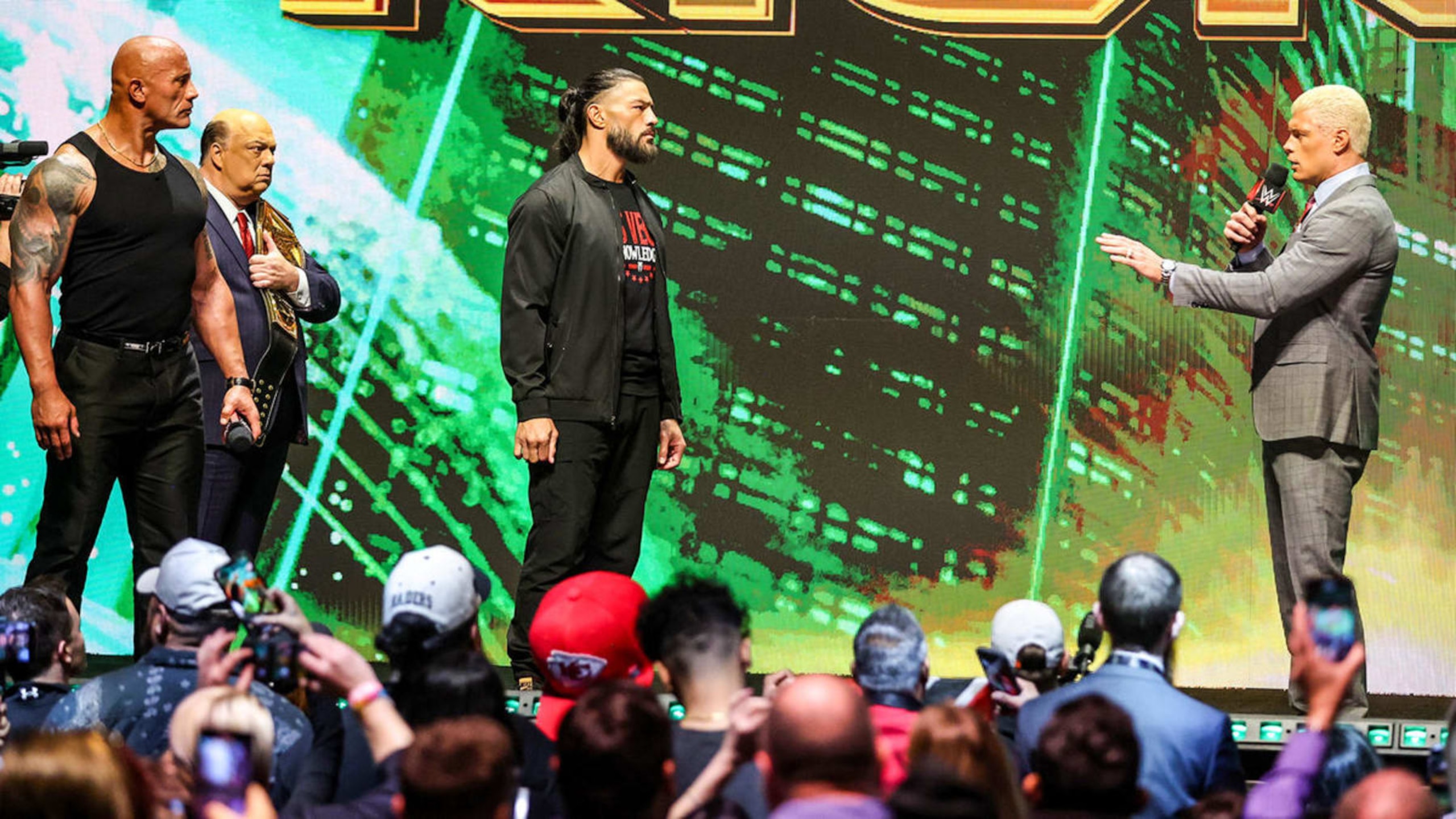 The WrestleMania 40 main event doesn't need The Rock directly involved in order to feel like an epic attraction.