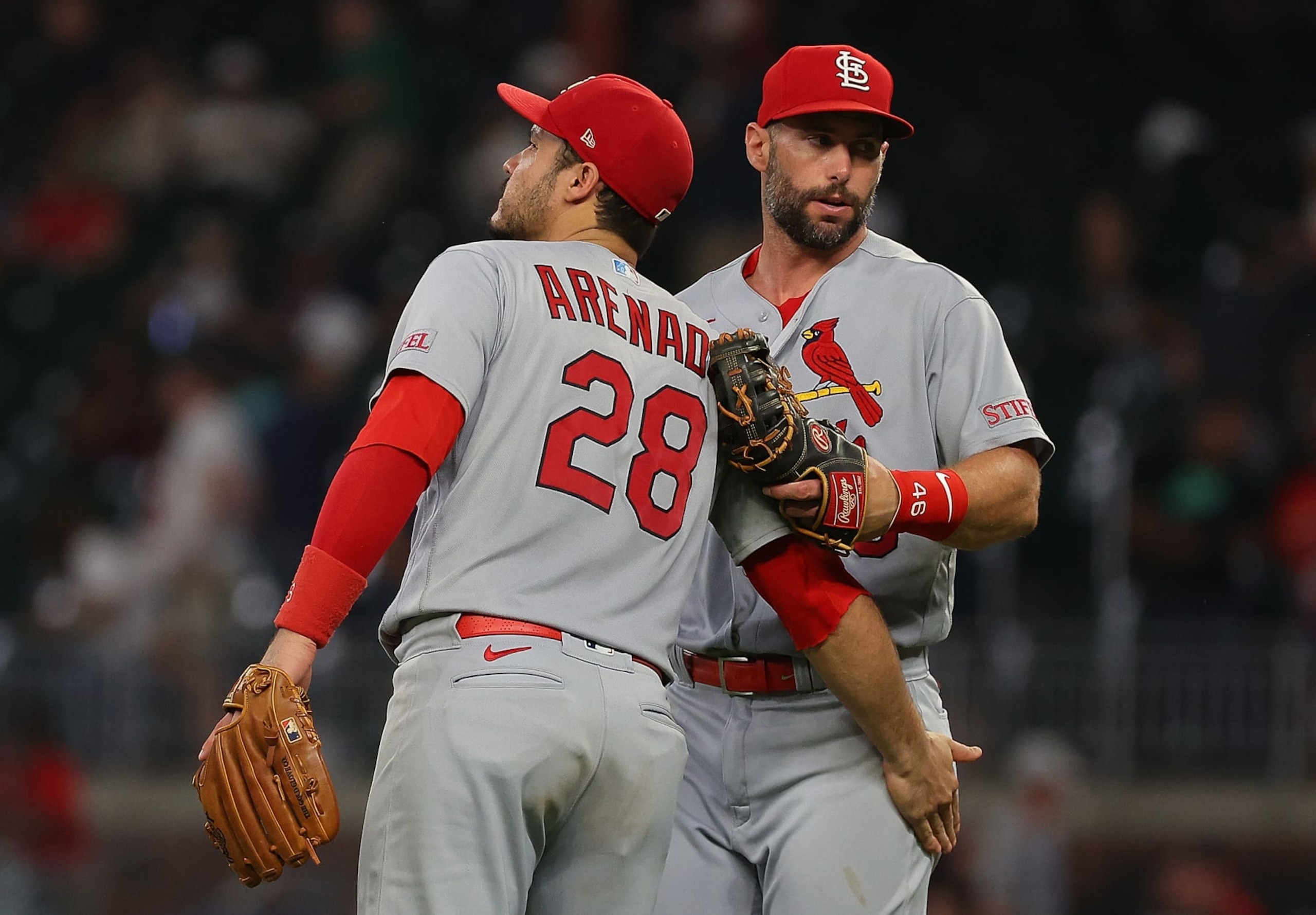 Nolan Arenado (L) and Paul Goldschmidt (R) Nolan Arenado (L) and Paul Goldschmidt (R)