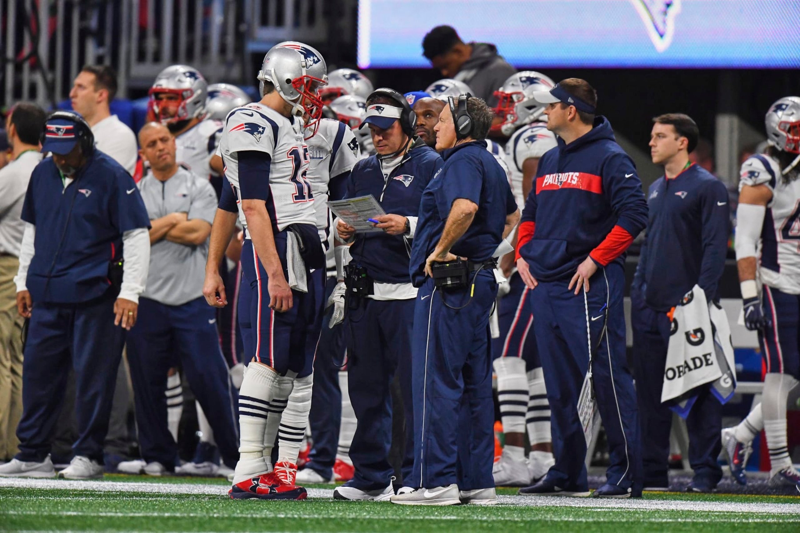 Tom Brady and Bill Belichick Tom Brady and Bill Belichick