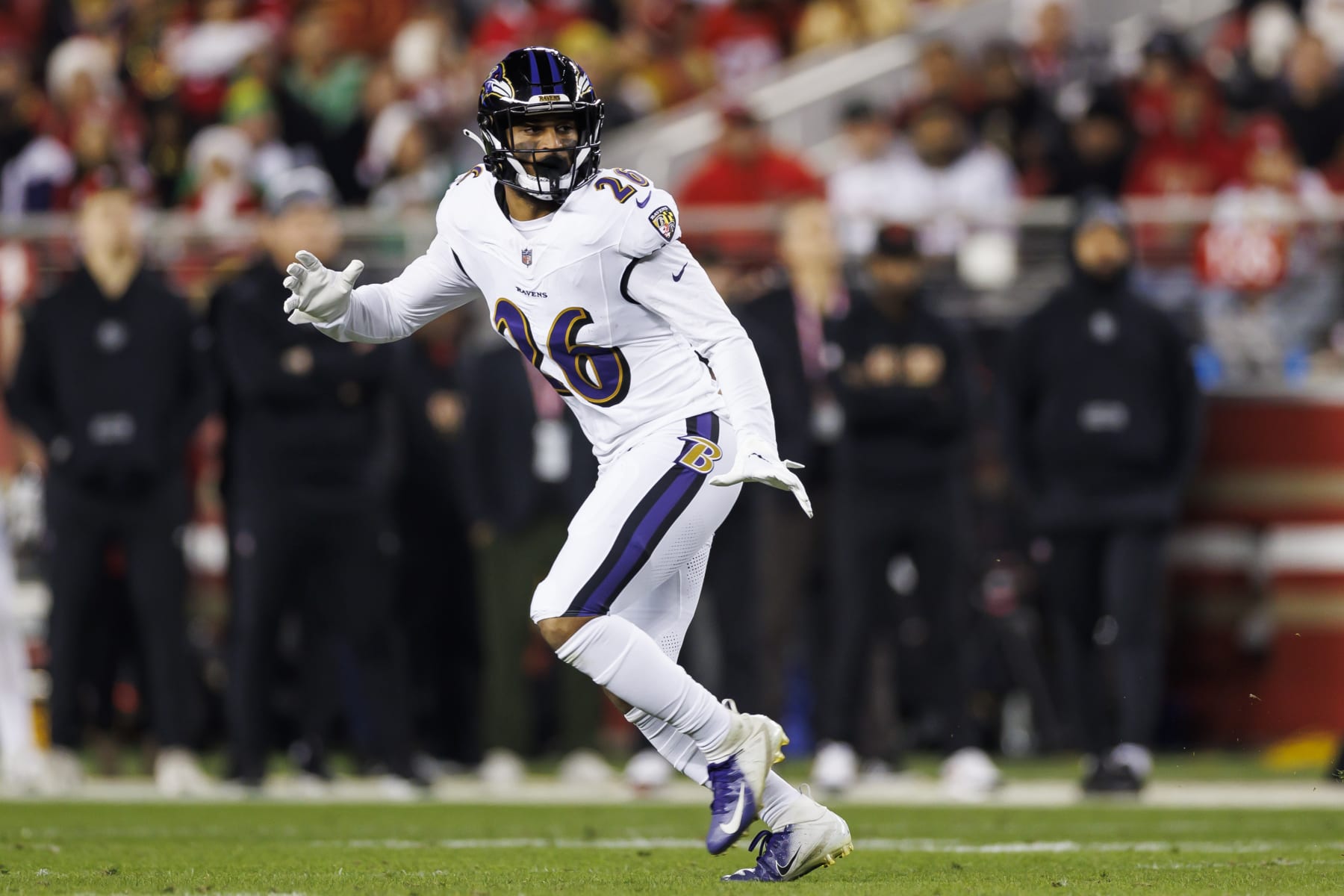 Baltimore Ravens S Geno Stone