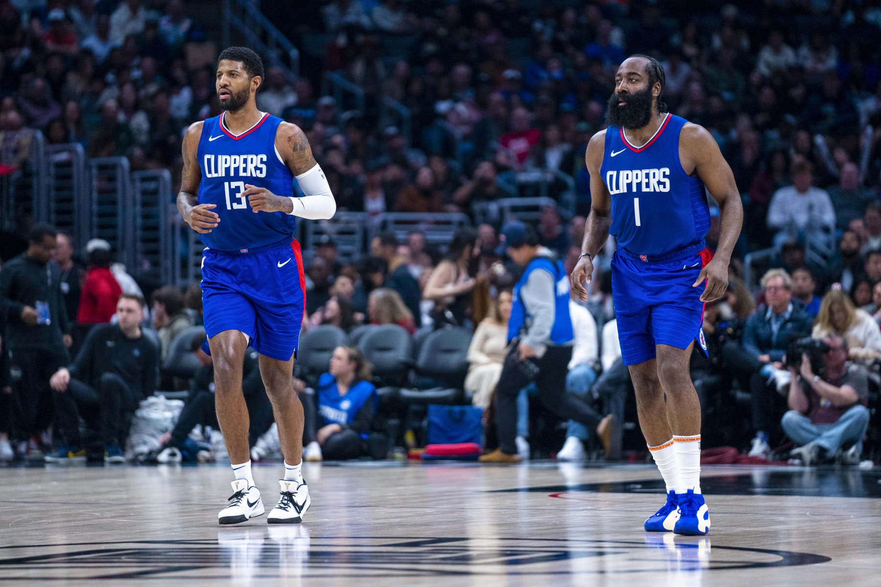 Paul George and James Harden