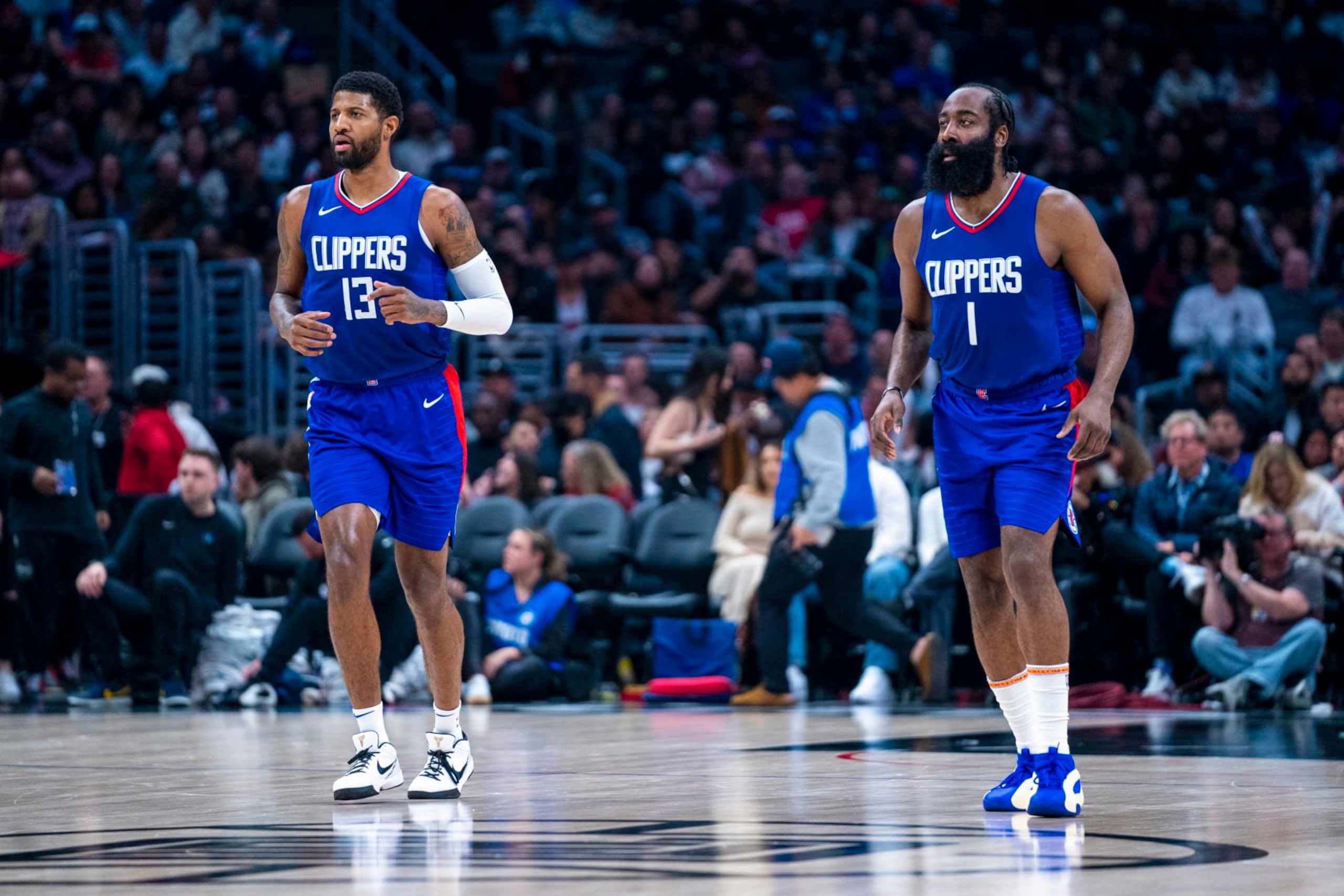 Paul George and James Harden